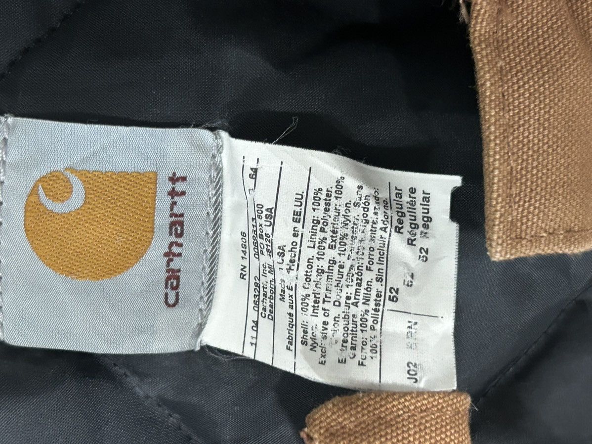Carhartt Carahart Duck traditional jacket/Artic-Quilt lined J02 Size US XXL / EU 58 / 5 - 3 Thumbnail