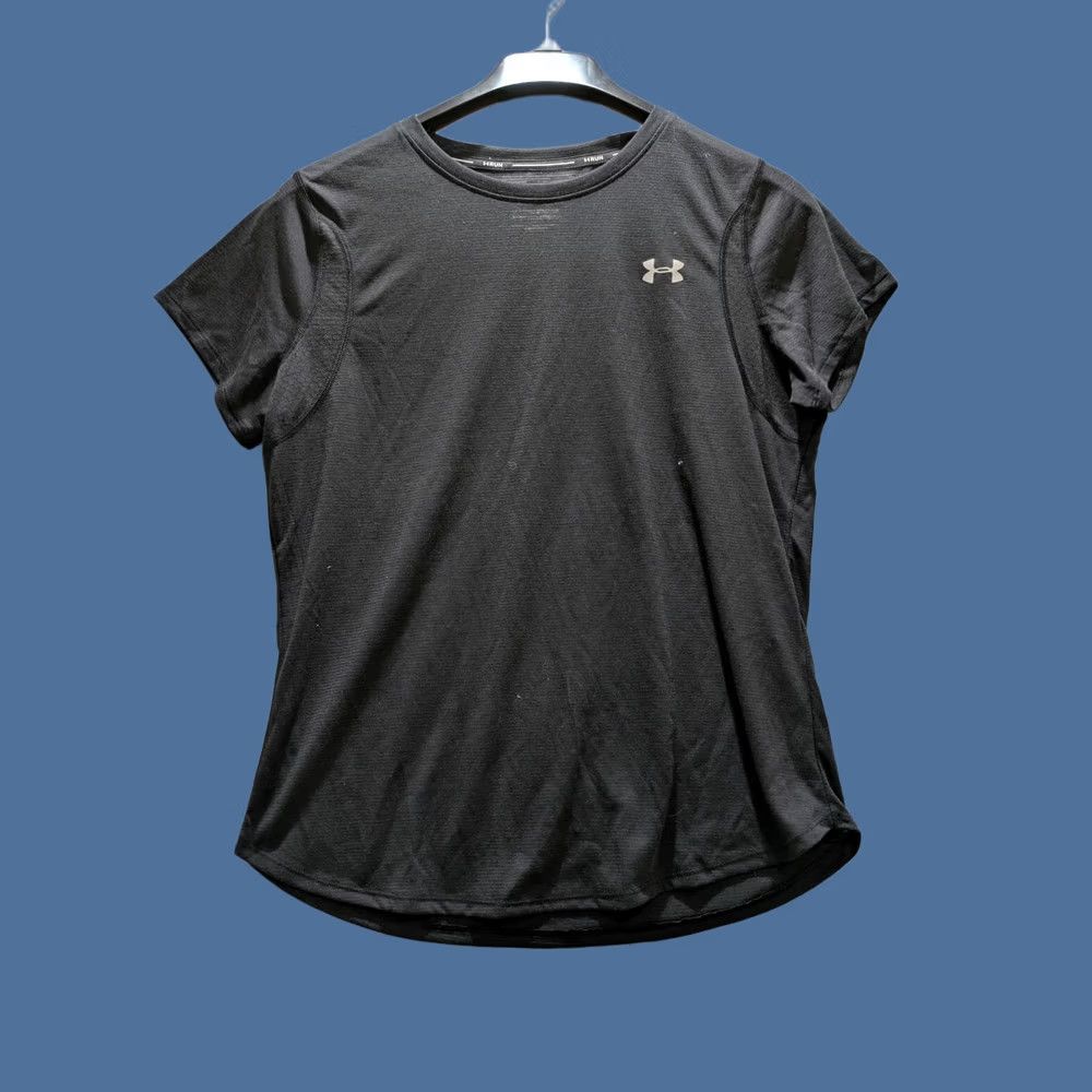 Under Armour Under Armour Shirt Women's L Black Streaker 2.0 Run Heat Gear Size L / US 10 / IT 46 - 1 Thumbnail