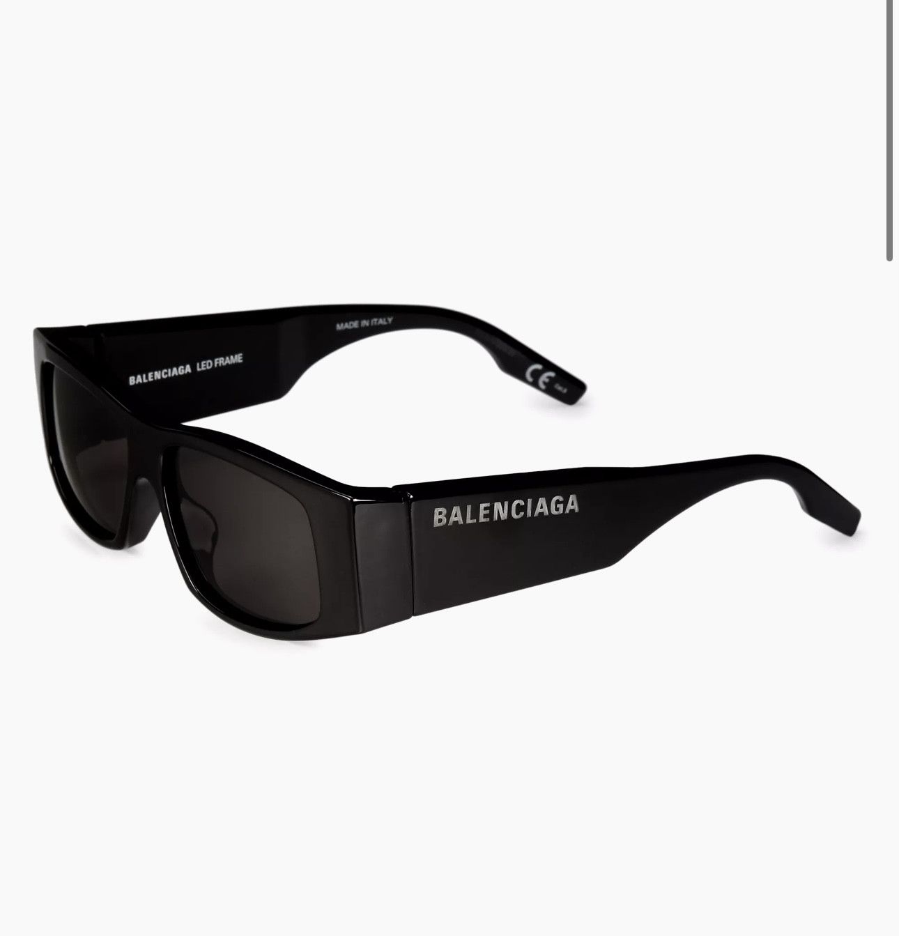 Balenciaga LED FRAME SUNGLASSES IN BLACK Size ONE SIZE - 3 Thumbnail