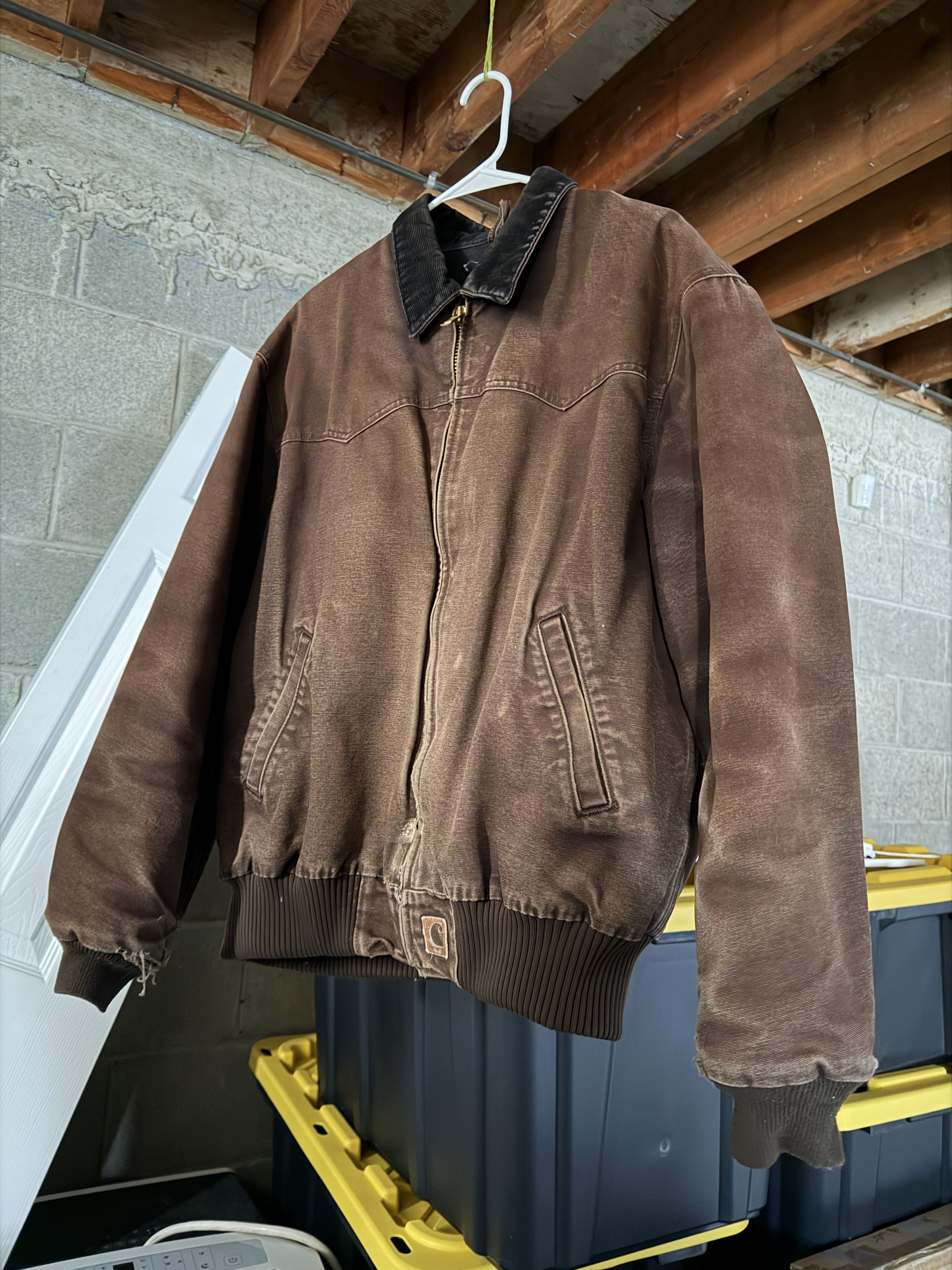 Carhartt Vintage Y2K Carhartt FADED brown J14 DKB Santa fe jacket Size US XL / EU 56 / 4 - 5 Thumbnail