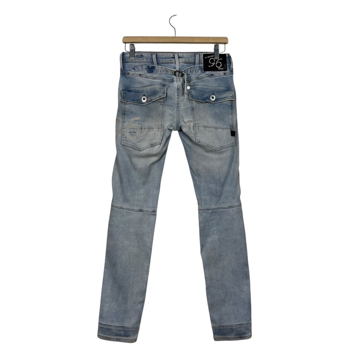 G-Star Vintage G Star Raw 96 Bikers Denim Jeans Size 28" / US 6 / IT 42 - 5 Thumbnail