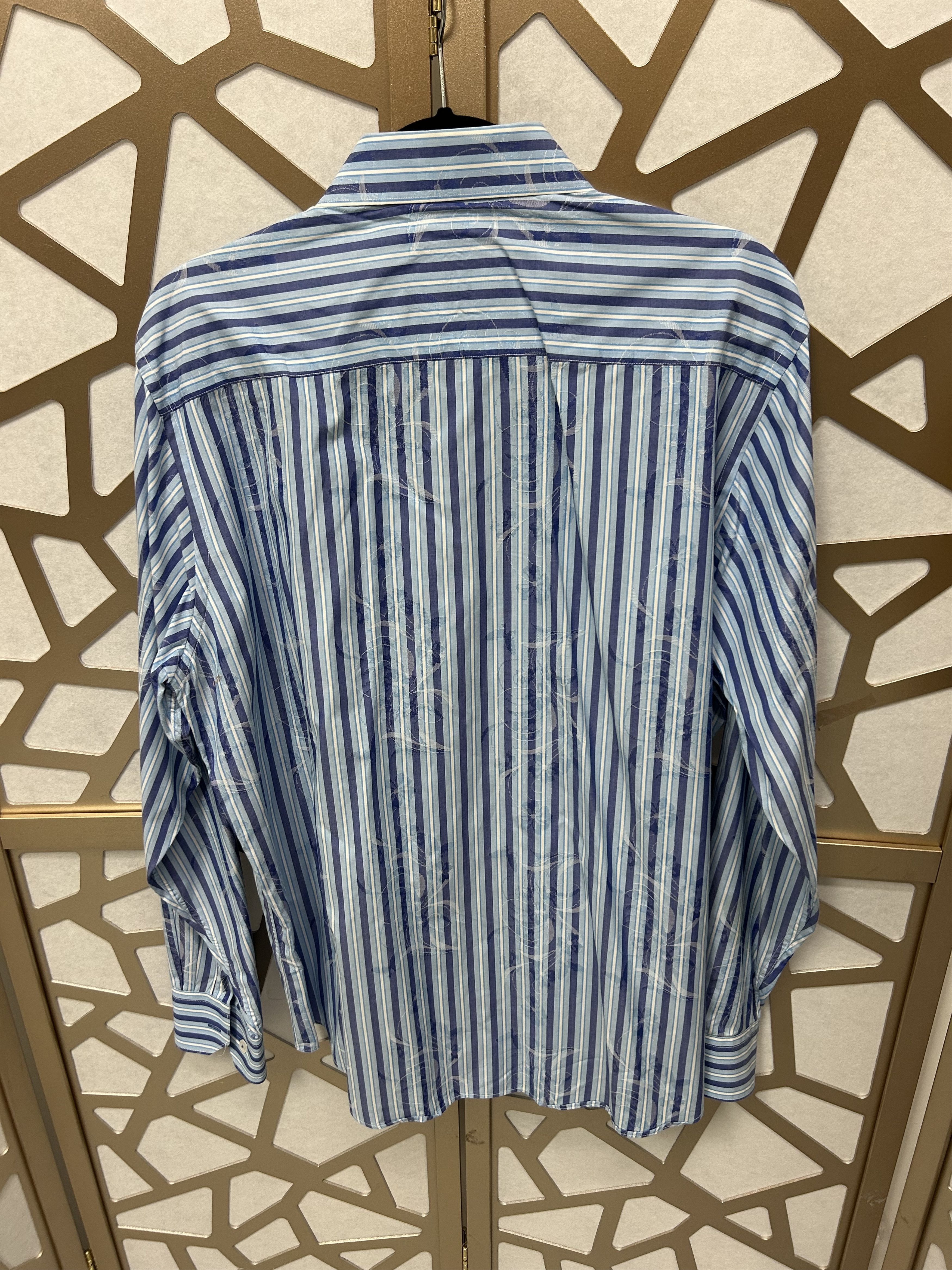 BUGATCHI Bugatchi LS Dress Shirt Size US L / EU 52-54 / 3 - 2 Thumbnail