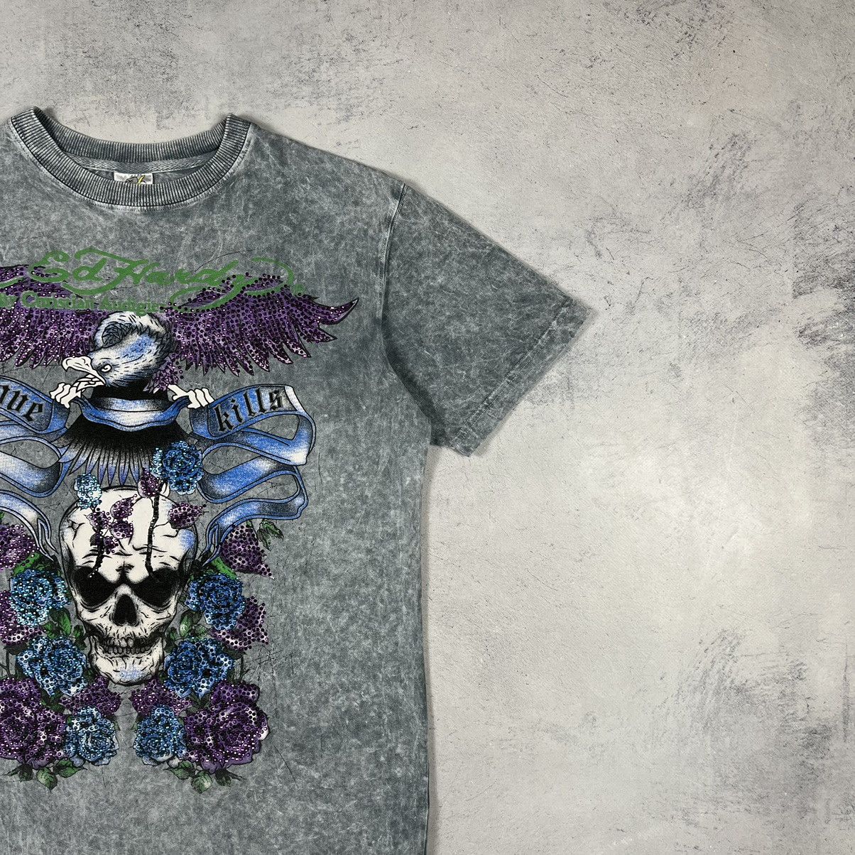 Ed Hardy Vintage Ed Hardy Y2K skulls tie-dye T shirt 00’s Size US M / EU 48-50 / 2 - 3 Thumbnail