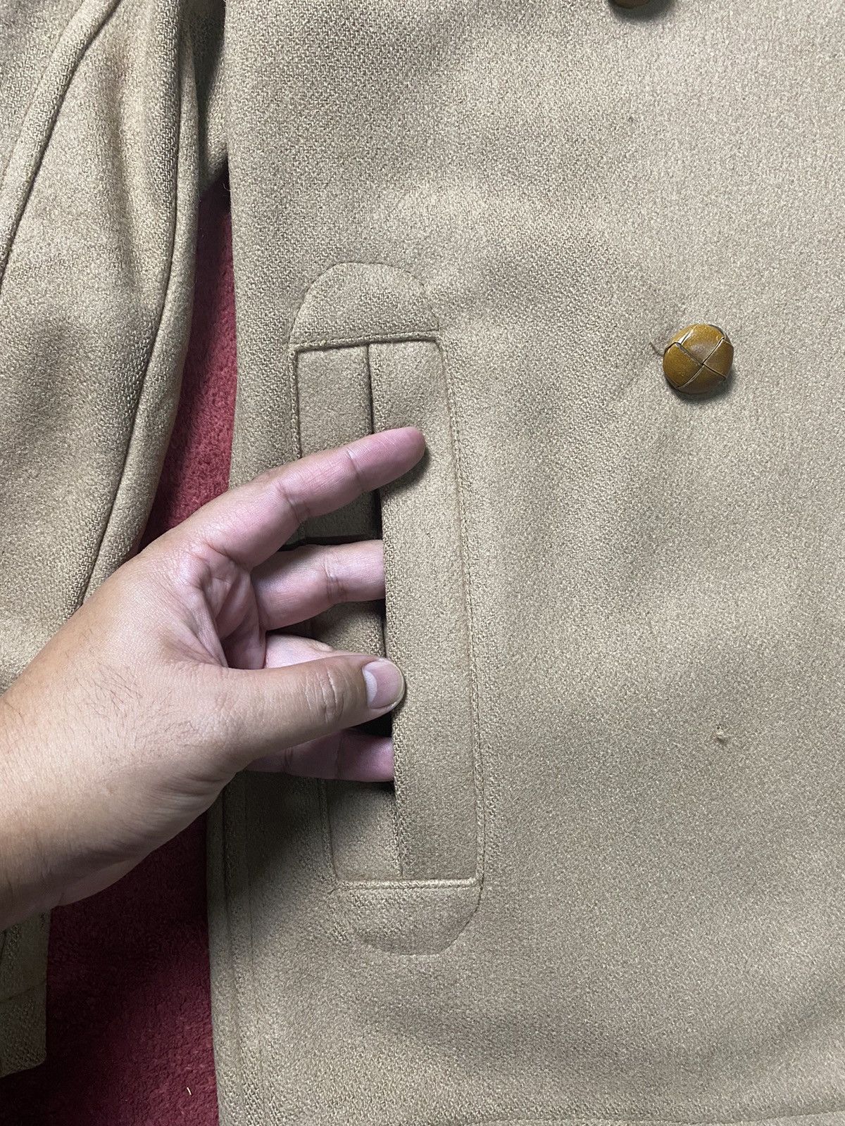 Gloverall × Vintage Vintage Gloverall Wool Trench Jacket Size US M / EU 48-50 / 2 - 5 Thumbnail