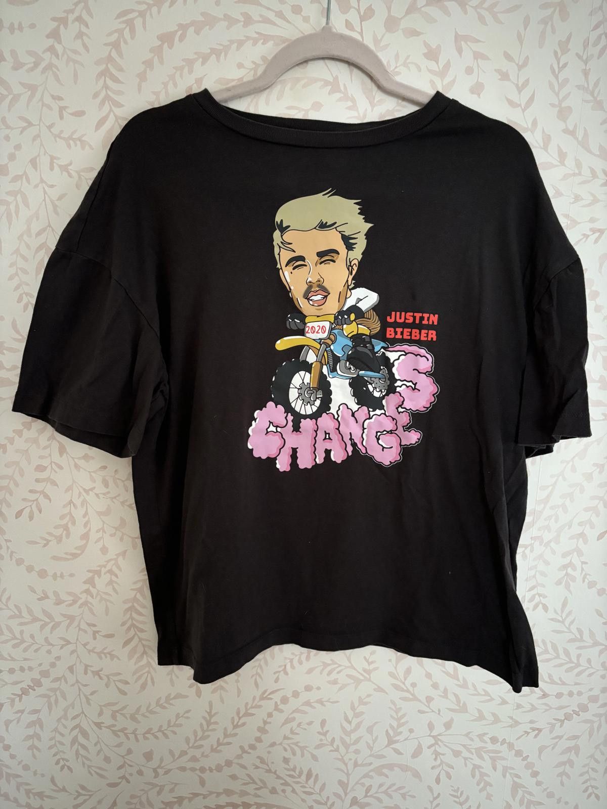 Justin Bieber NEW Justin Bieber 'Changes' Graphic T-Shirt - Black M Size M / US 6-8 / IT 42-44 - 1 Thumbnail