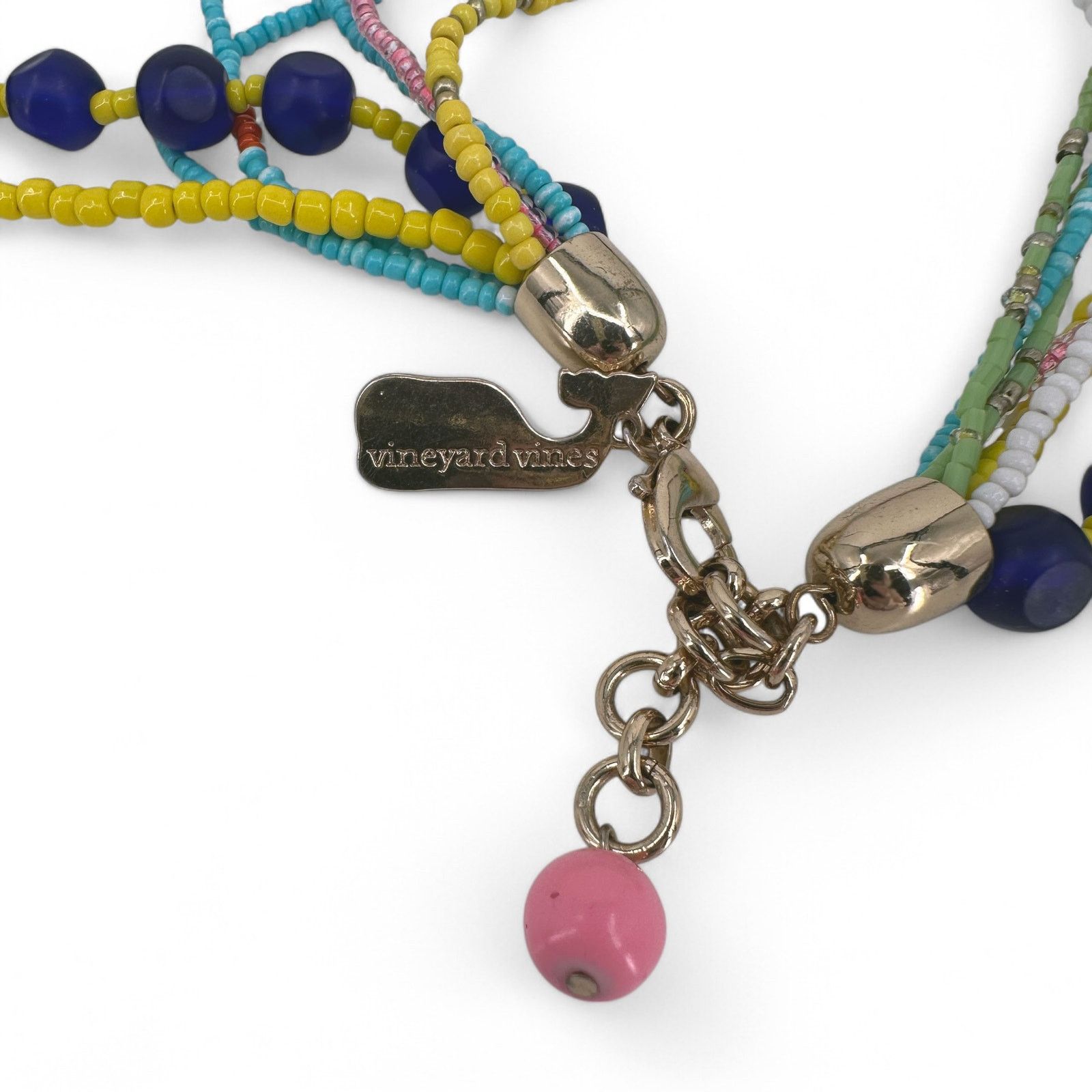 Vineyard Vines Vineyard Vines Colorful Layered Boho Statement Necklace Size ONE SIZE - 7 Thumbnail