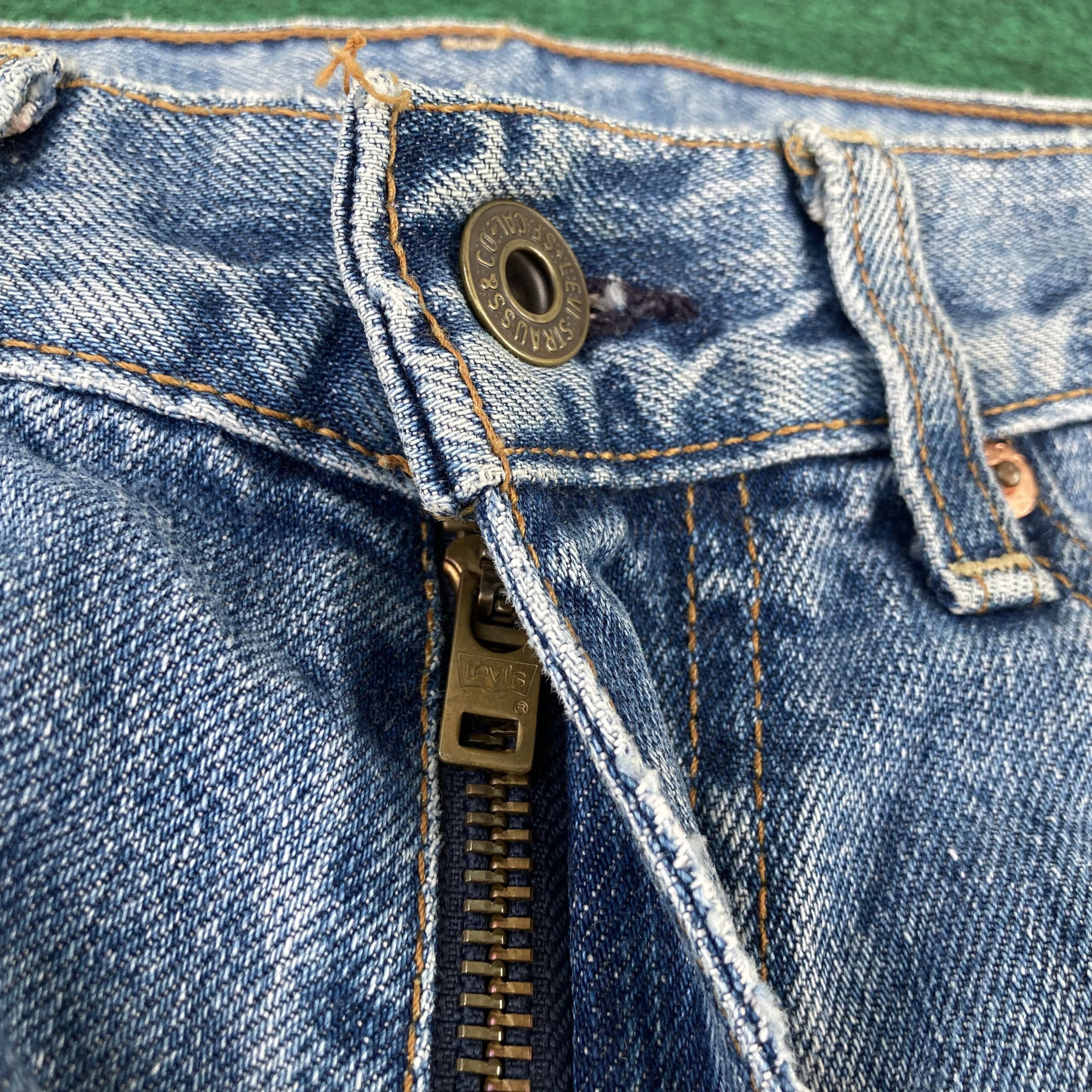 Levi's 28x35.5 Vintage Levis 503 Redline Selvedge Denim Blue Jeans Size US 28 / EU 44 - 5 Thumbnail