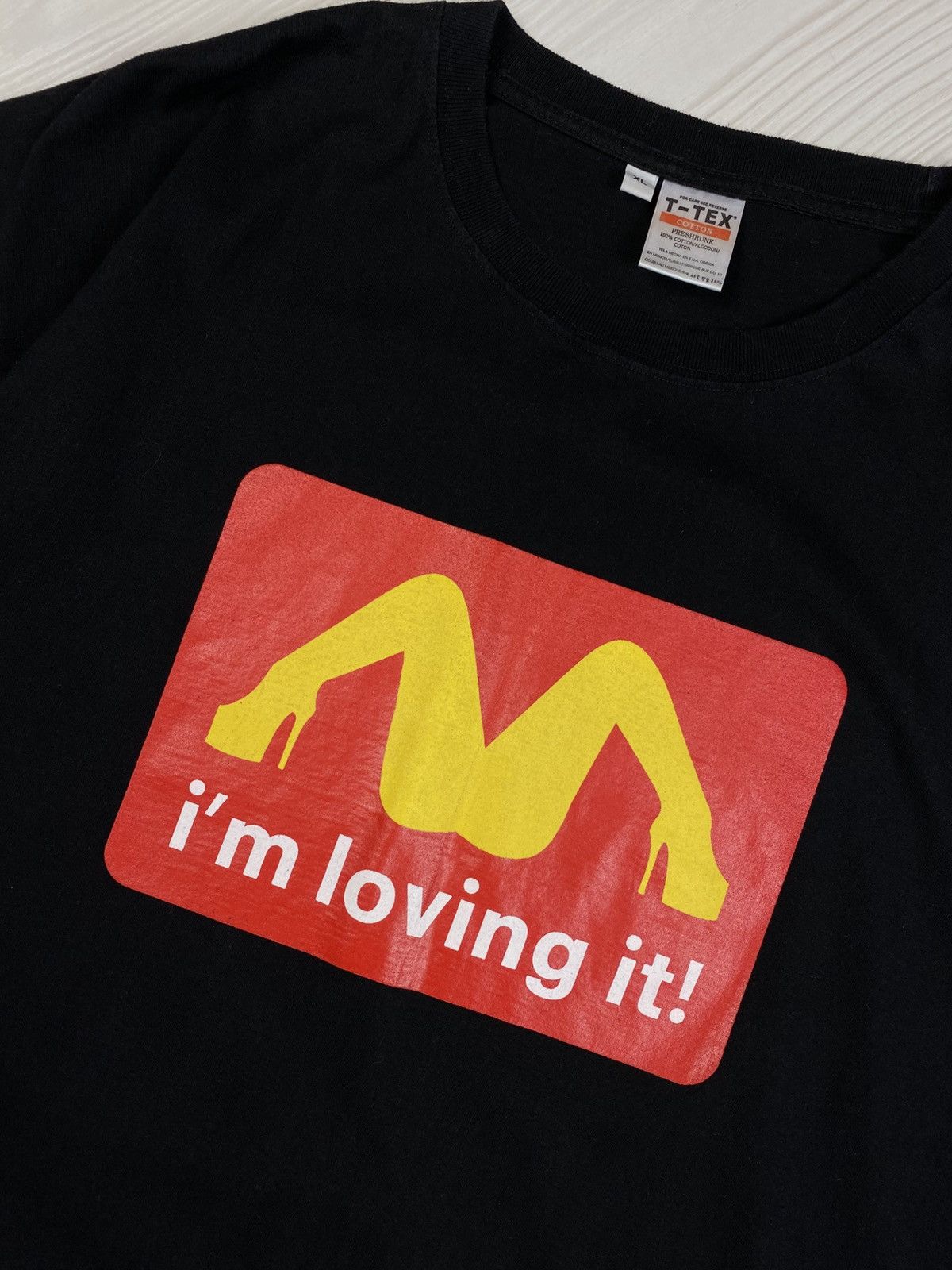 Vintage Y2k T-shirt I’m loving it Mc Donald’s sex girl legs Size US XL / EU 56 / 4 - 2 Thumbnail