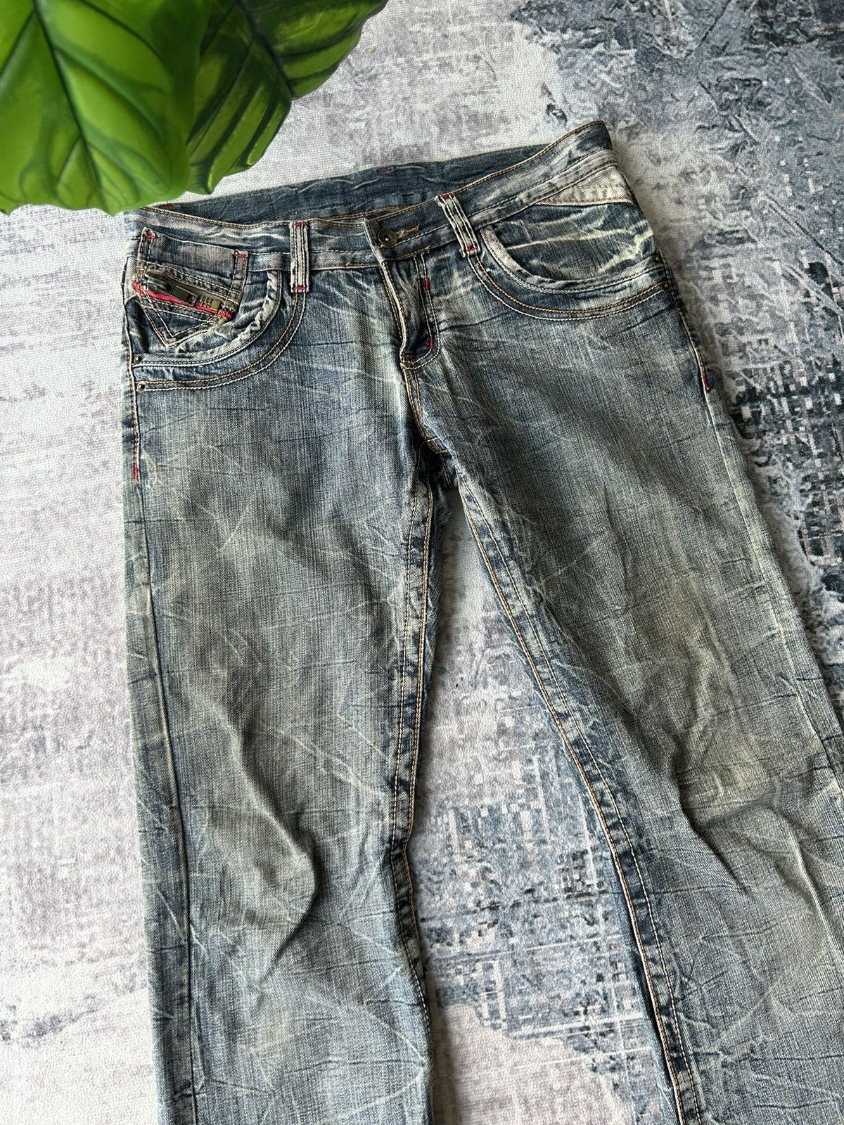 If Six Was Nine Semantic Design Bootcut Jeans Size US 32 / EU 48 - 3 Thumbnail