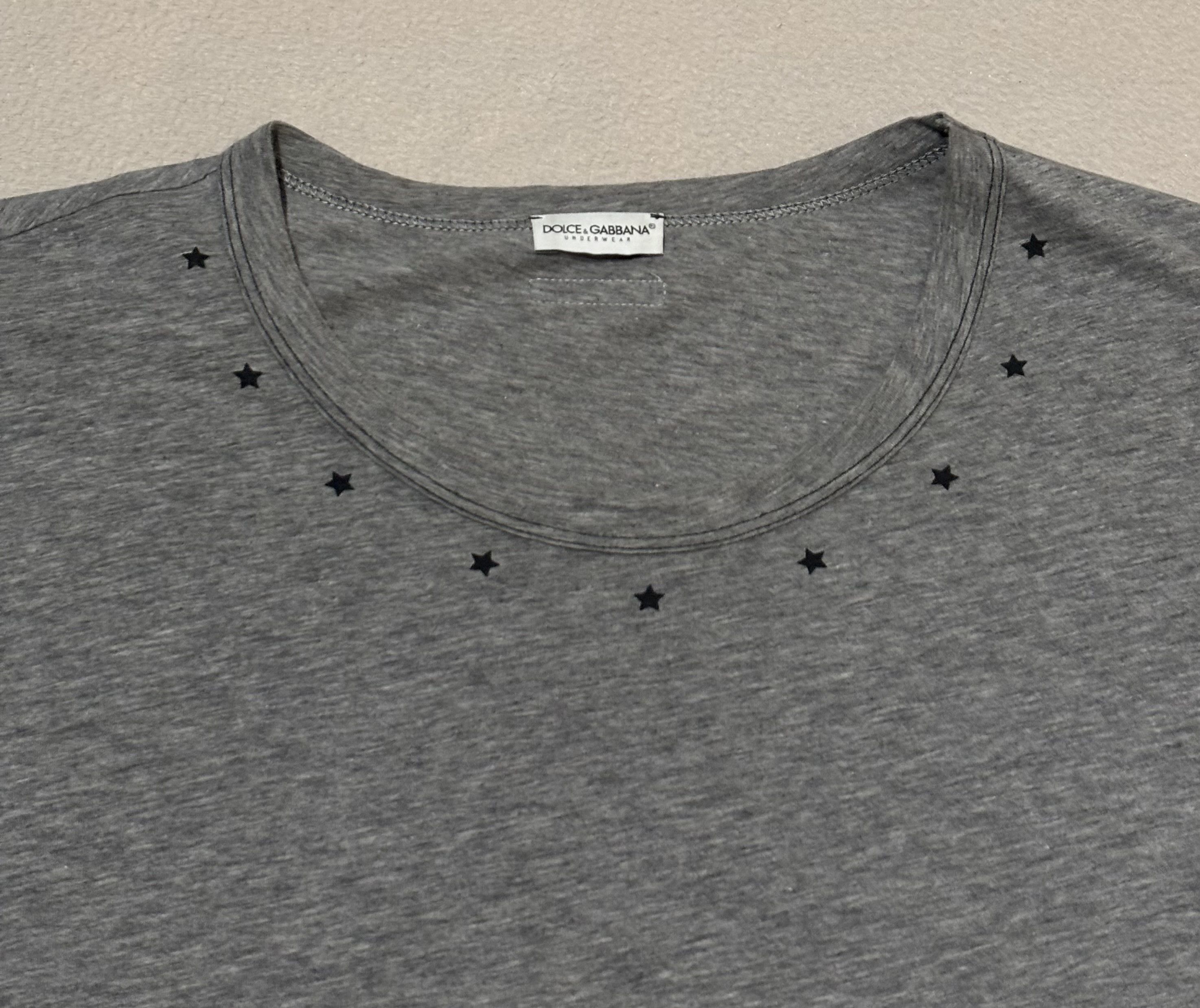 Dolce & Gabbana Dolce Gabbana Underwear Gray T-shirt Size. XL Size US XL / EU 56 / 4 - 7 Thumbnail