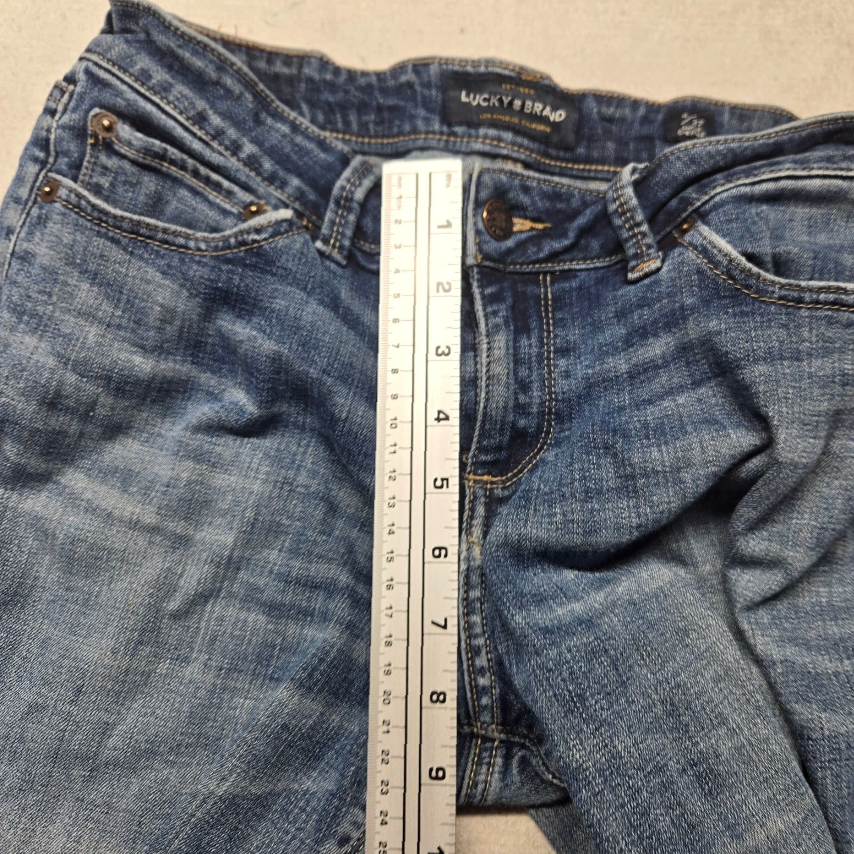 Lucky Brand LUCKY BRAND Jeans - Women’s Skinny Denim Pants 4/27 Size 4 Blue Low Rise Selvedge - Adults Women Size 27" / US 4 / IT 40 - 5 Thumbnail