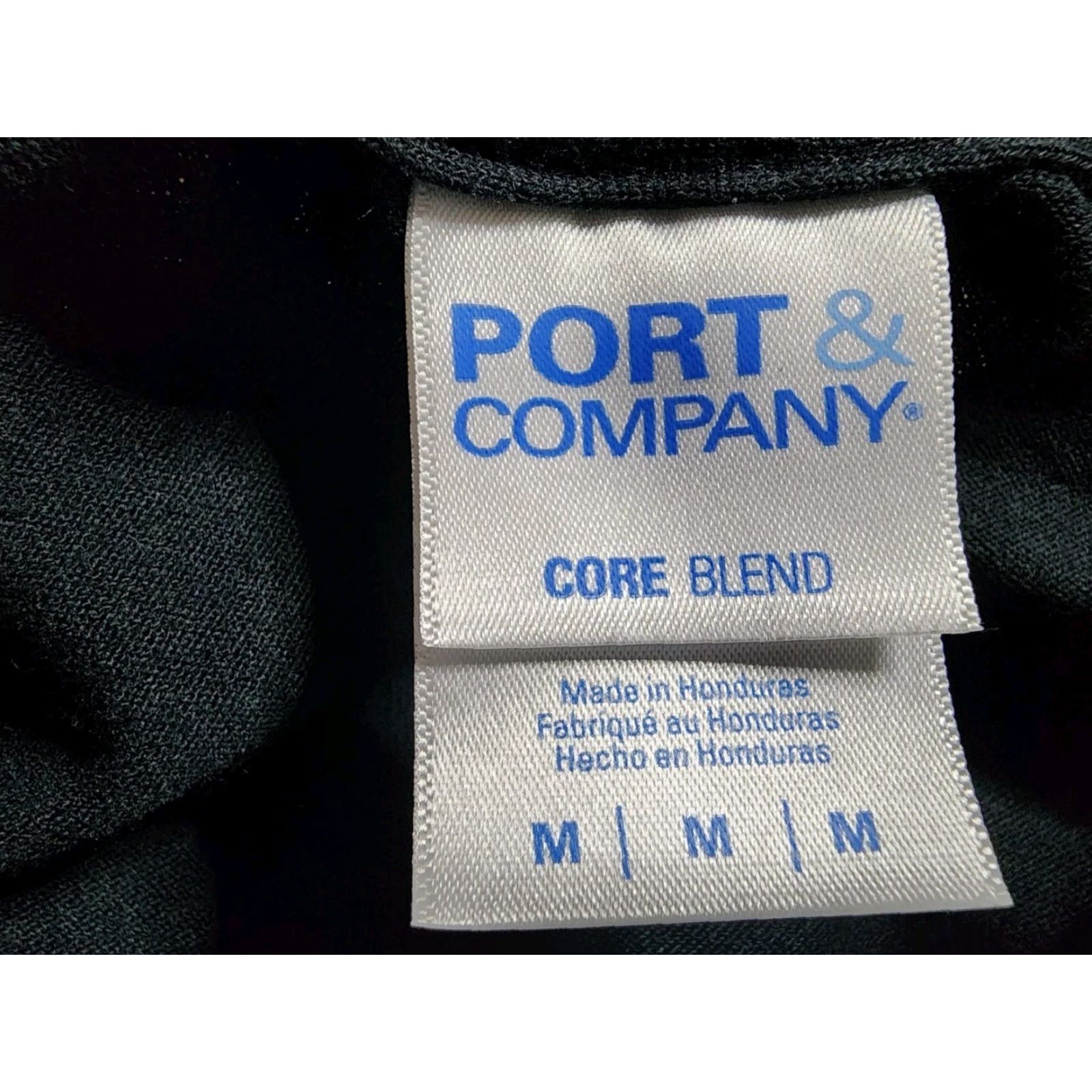Port & Company Port & Company Mens M T-Shirt Black Crew Neck Short Sleeve Double-Sided Quote Whiskey River Don't Run Dry Willie Nelson Quote T Shirt Size US M / EU 48-50 / 2 - 5 Thumbnail