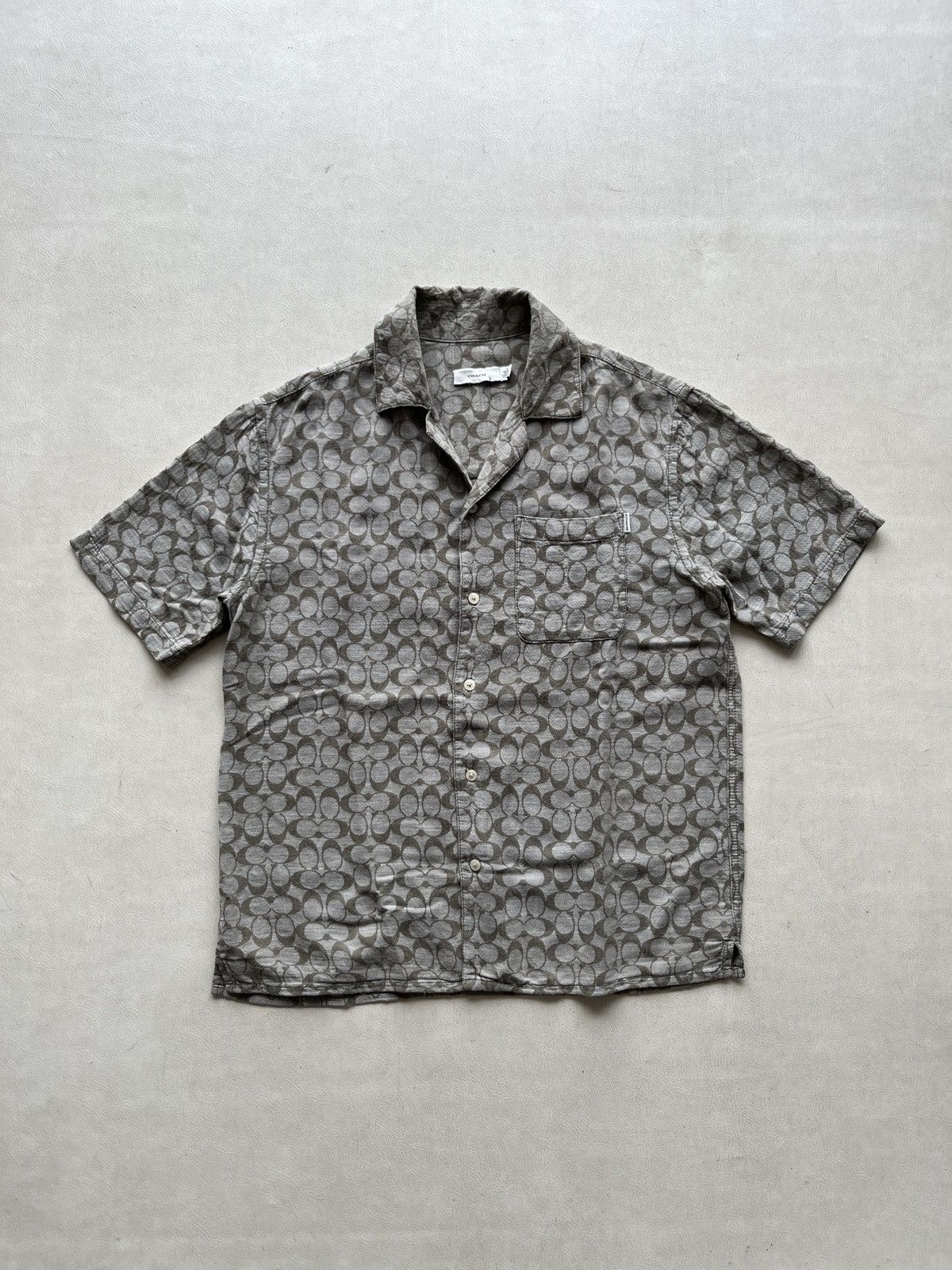 Coach Coach linen button shirt Size US M / EU 48-50 / 2 - 1 Thumbnail