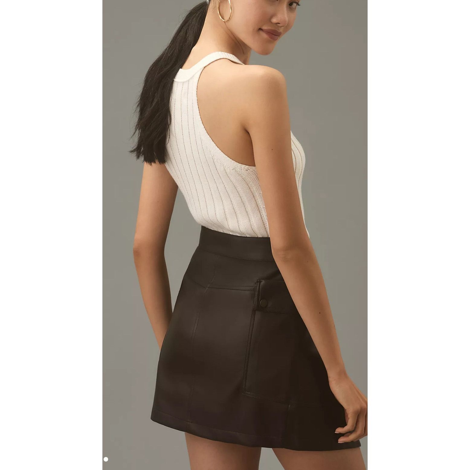 Other Bishop + Young, Margarita Warp Skirt, Camel, NWT, Size: L Size 32" / US 10 / IT 46 - 3 Thumbnail
