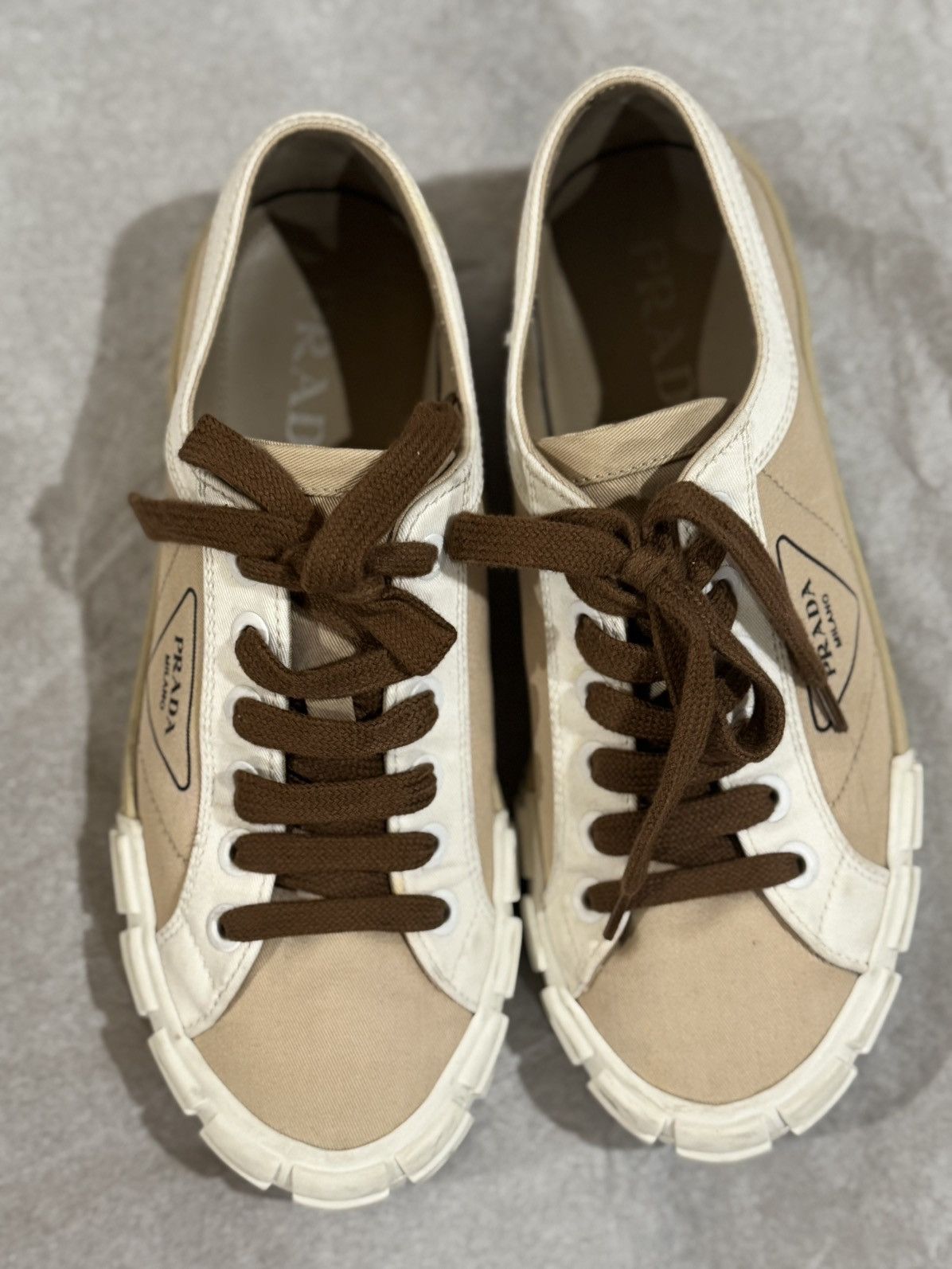 Prada Prada Platform Double Wheel Sneaker Shoes Trainers Size US 8 / IT 38 - 9 Thumbnail