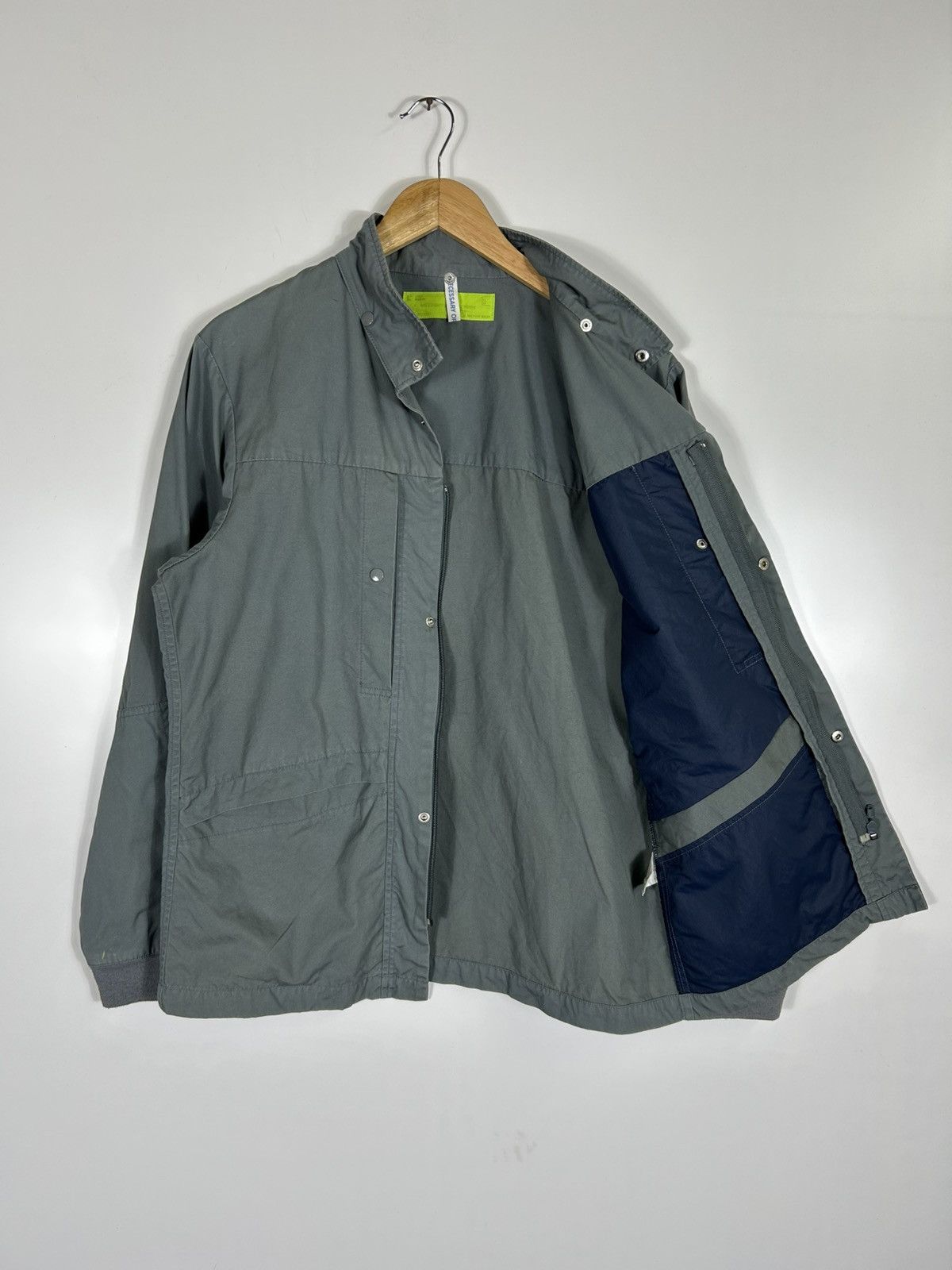 Japanese Brand 🔥Necessary Or Unnecessary Japan Workwear Style Zipper Jacket Size US L / EU 52-54 / 3 - 9 Thumbnail