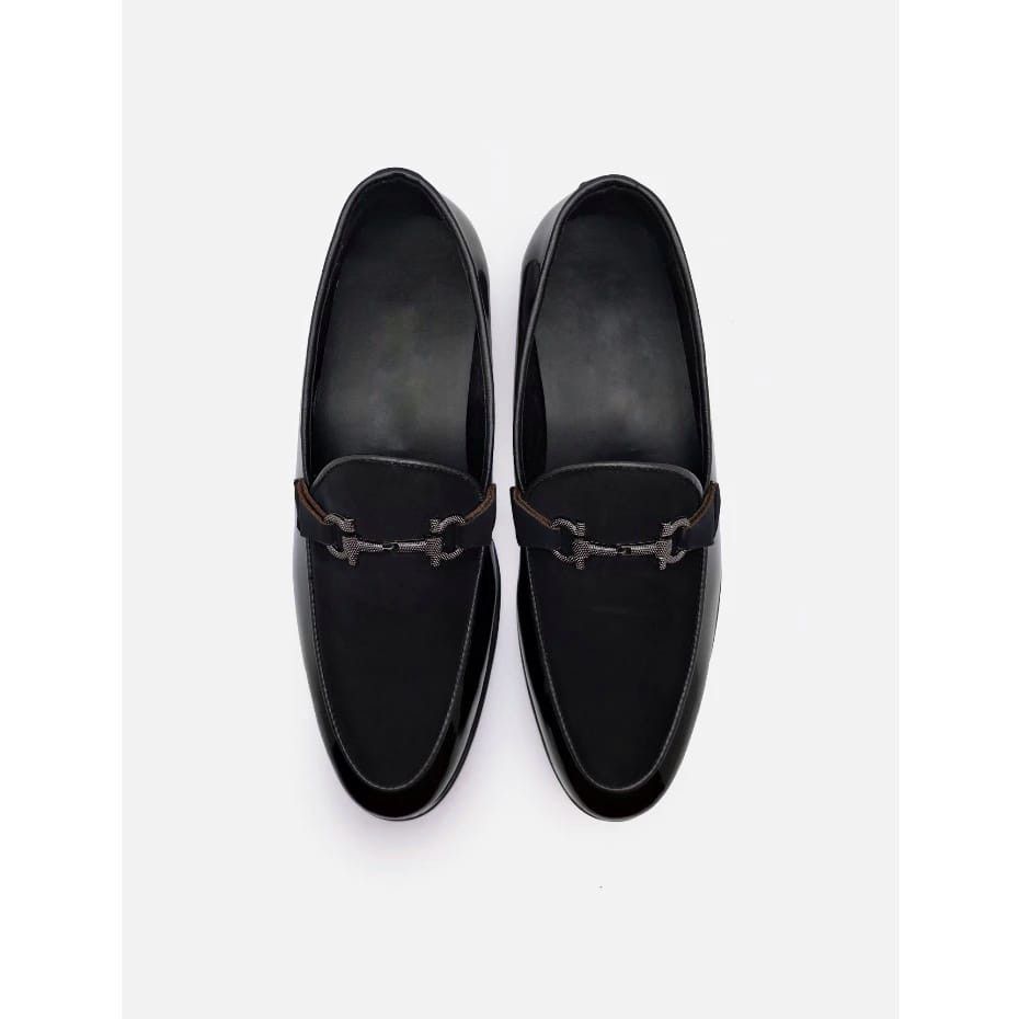 Designer Wilde Cassalini Black Loafer Size US 11 / EU 44 - 3 Thumbnail