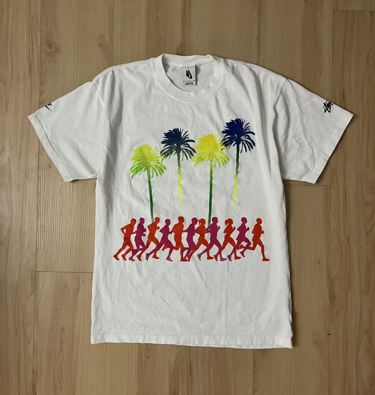 Nike × Stussy Nike x Stussy Douglas Firs to Palm Trees Running T Shirt Size US S / EU 44-46 / 1 - 1 Thumbnail