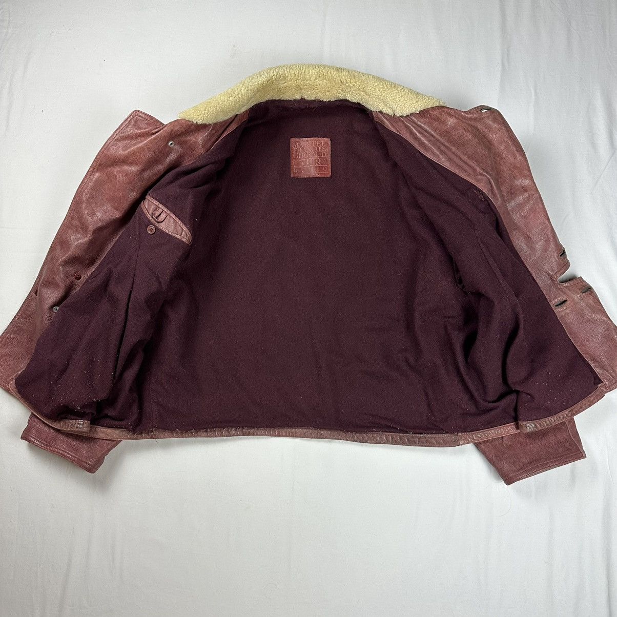 Marithe + Francois Girbaud Marithe + Francois Girbaud Leather Jacket Ruffo (1990s) Size US L / EU 52-54 / 3 - 13 Thumbnail