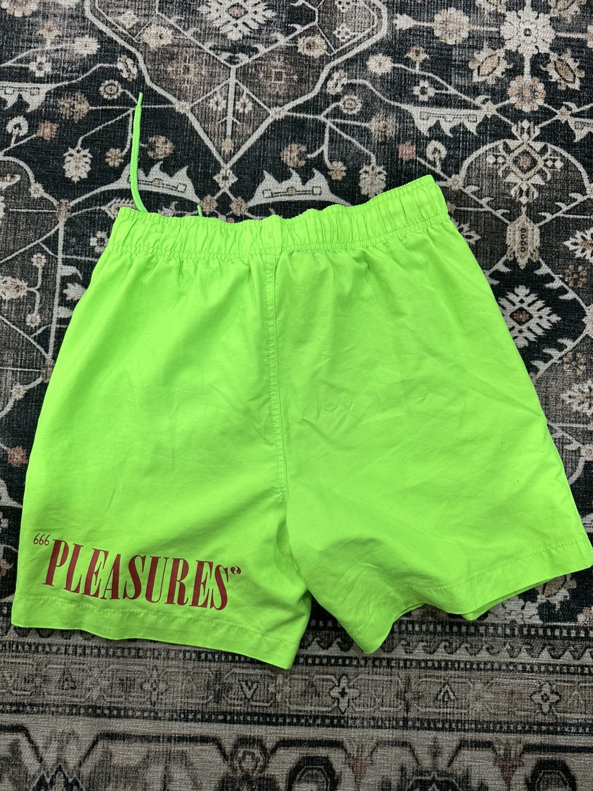 Pleasures Pleasures Logo Active shorts - Lime Green (S) Size US 30 / EU 46 - 5 Thumbnail