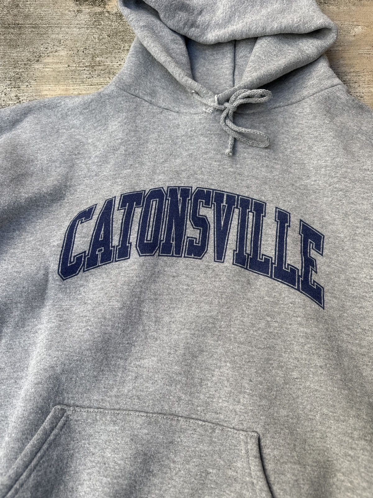 Lee × Vintage Vintage 90s Baggy BoxyFit Lee Heavyweight Catonsville hoodie Size US L / EU 52-54 / 3 - 2 Thumbnail