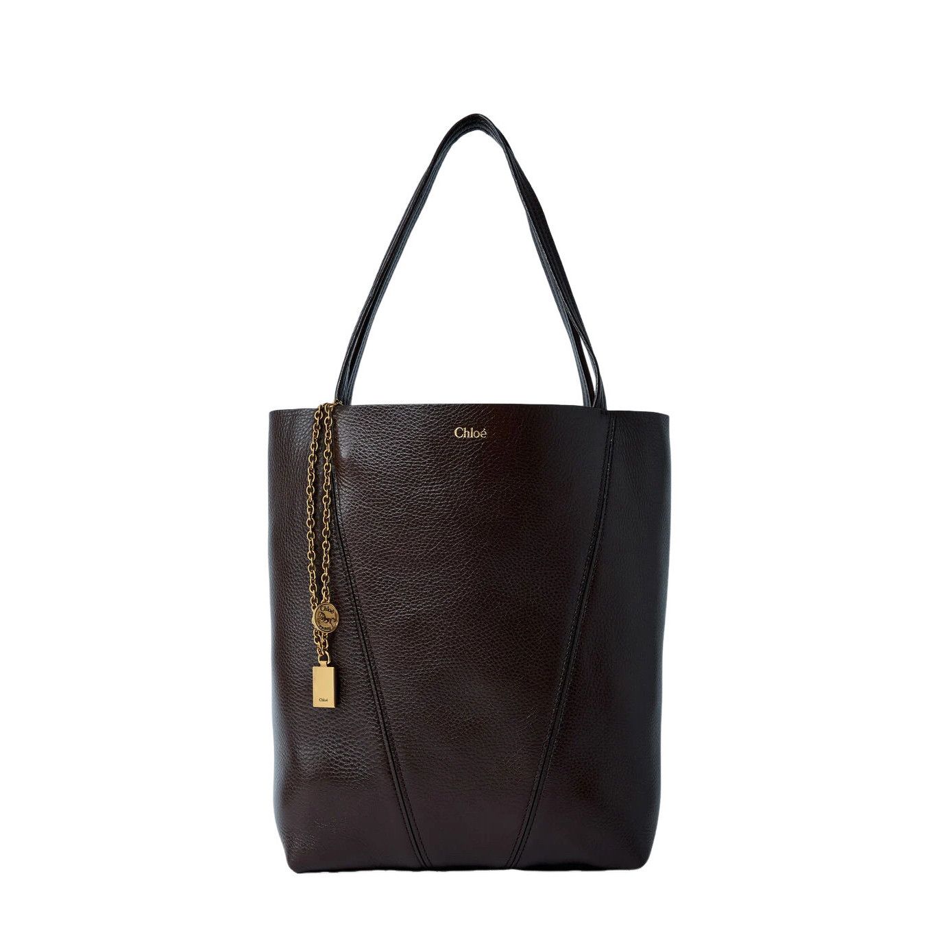 Chloe Chloe Spin Brown Leather Tote Bag New & Authentic Size ONE SIZE - 1 Thumbnail
