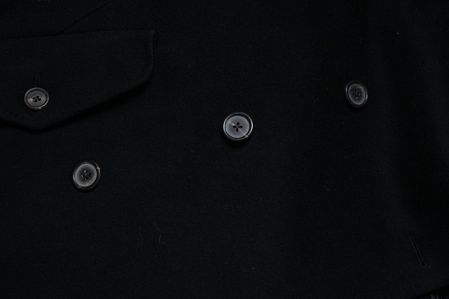 Lardini Lardini, wool trench coat in black Size US XL / EU 56 / 4 - 5 Thumbnail