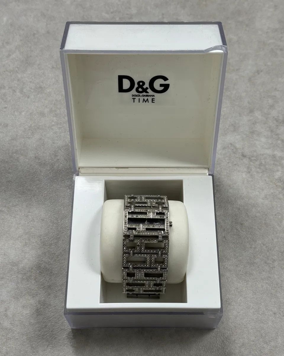 Dolce & Gabbana 2000s Dolce & Gabbana Labyrinth Pave Bracelet Watch Size ONE SIZE - 3 Thumbnail
