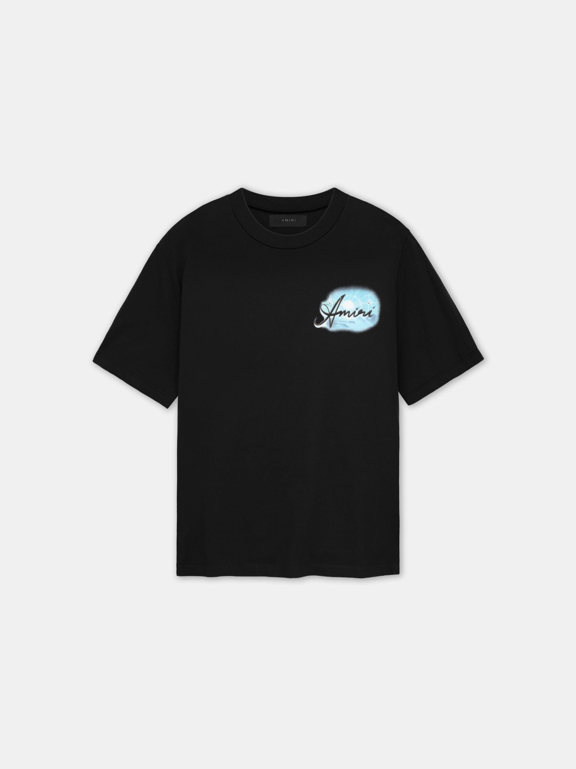 Amiri o1s1wg110525 Paradise Airbrush T-Shirt in Black Size US L / EU 52-54 / 3 - 1 Thumbnail
