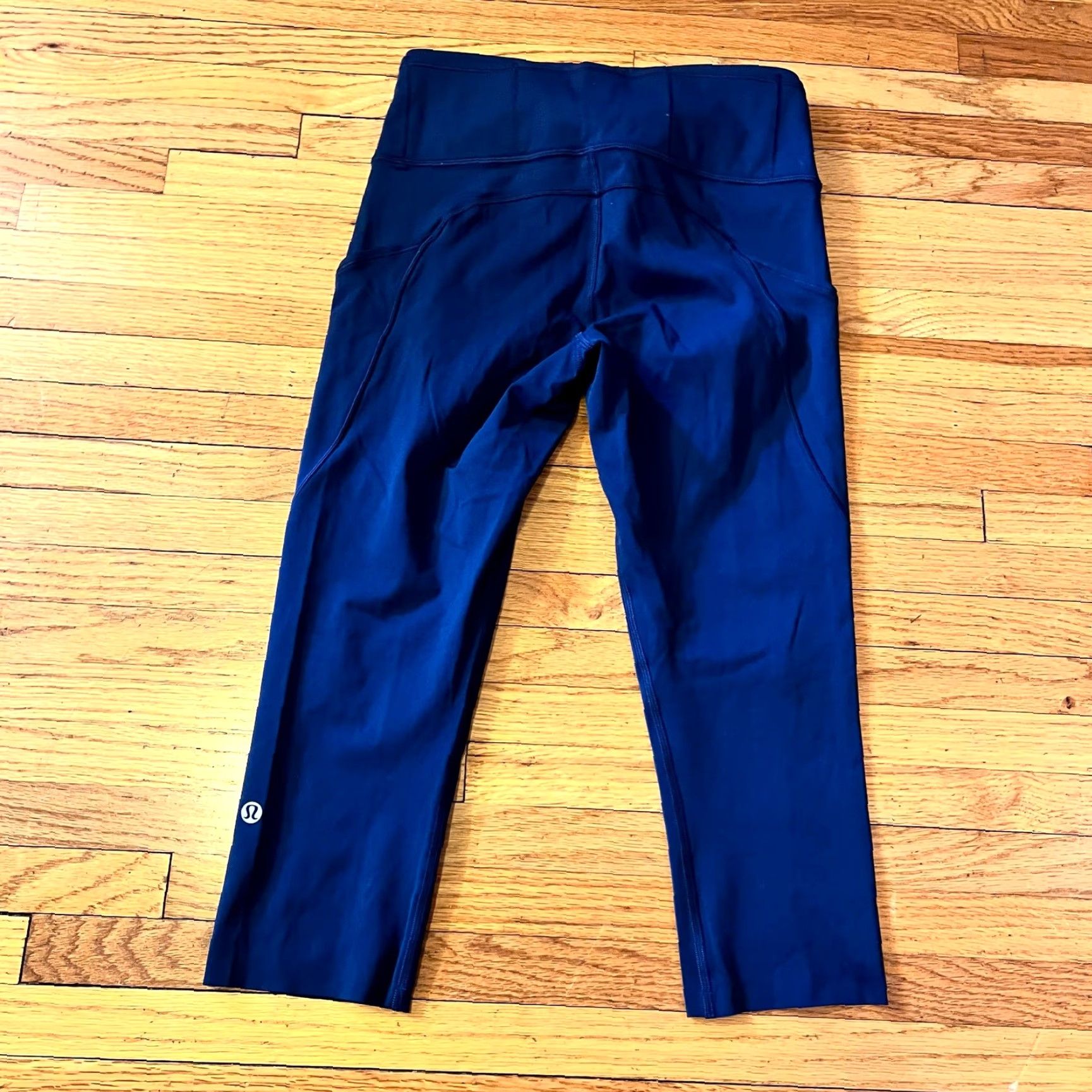 Lululemon Lululemon Leggings Womens 6 Fast Free Crop Blue Nulux W6AS5S Pockets - Crop, Leggings, Blue, 6, Women Size 28" / US 6 / IT 42 - 4 Thumbnail