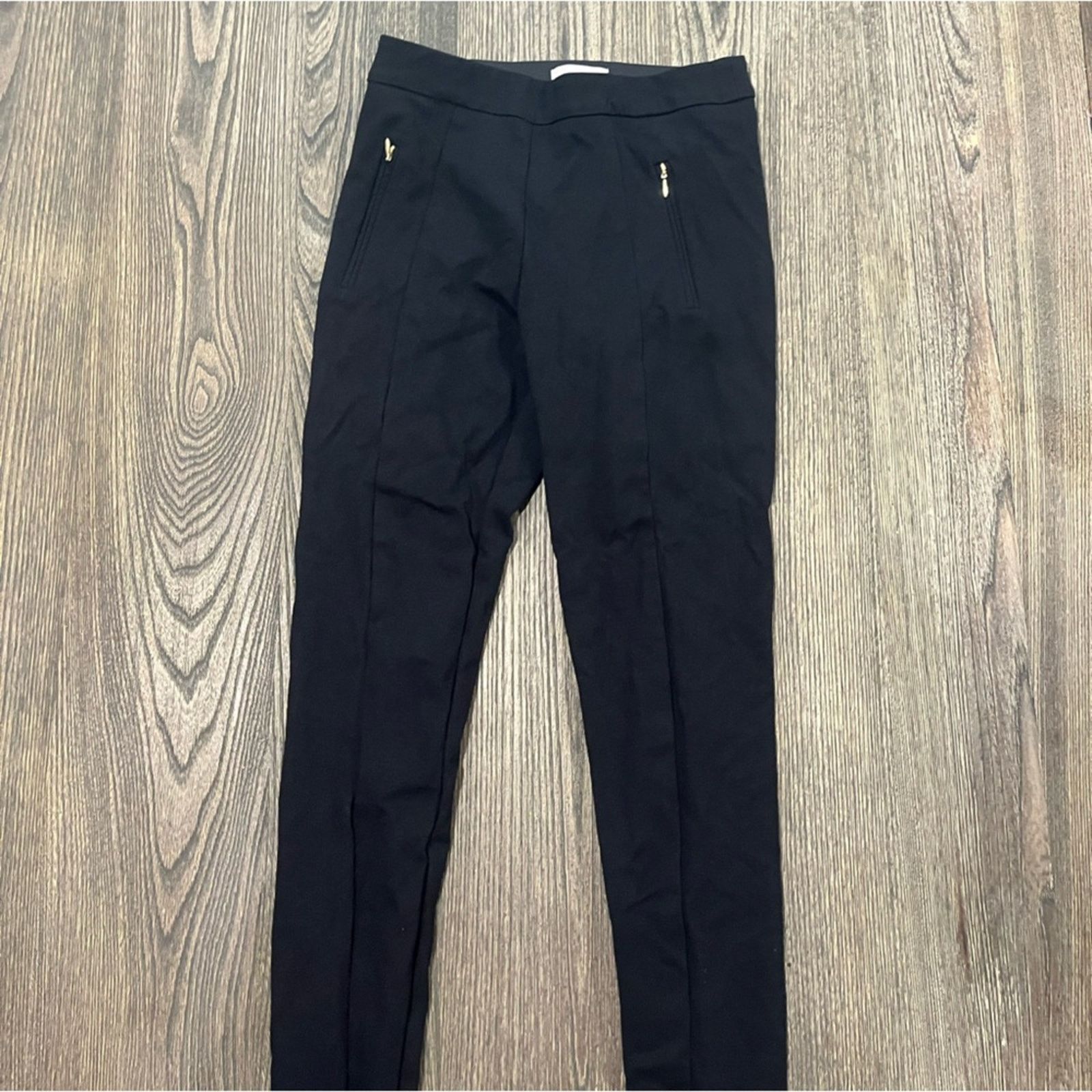 H&M H&M Womens High Rise Pants Pockets Elastic Waistband Size 2 Size 26" / US 2 / IT 38 - 3 Thumbnail
