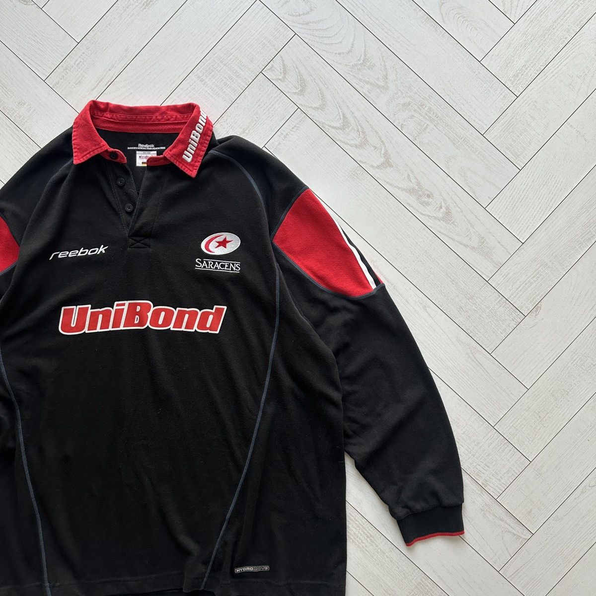 Reebok Vintage 00s Saracens Reebok rugby jersey England y2k rare og Size US L / EU 52-54 / 3 - 3 Thumbnail