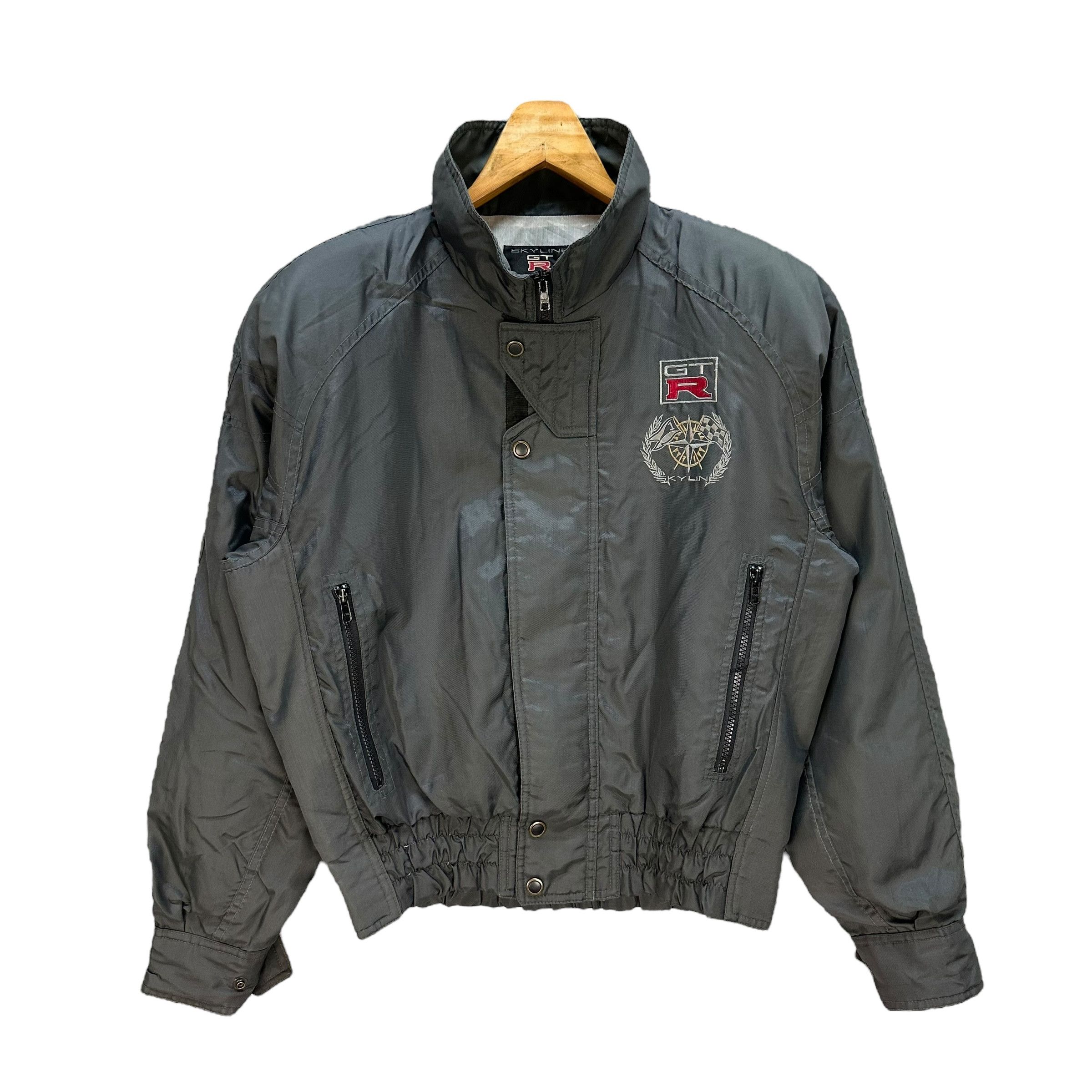 Vintage Vintage SKYLINE GTR Motorsports Nylon Light Jacket #A55-1258 Size US M / EU 48-50 / 2 - 1 Thumbnail