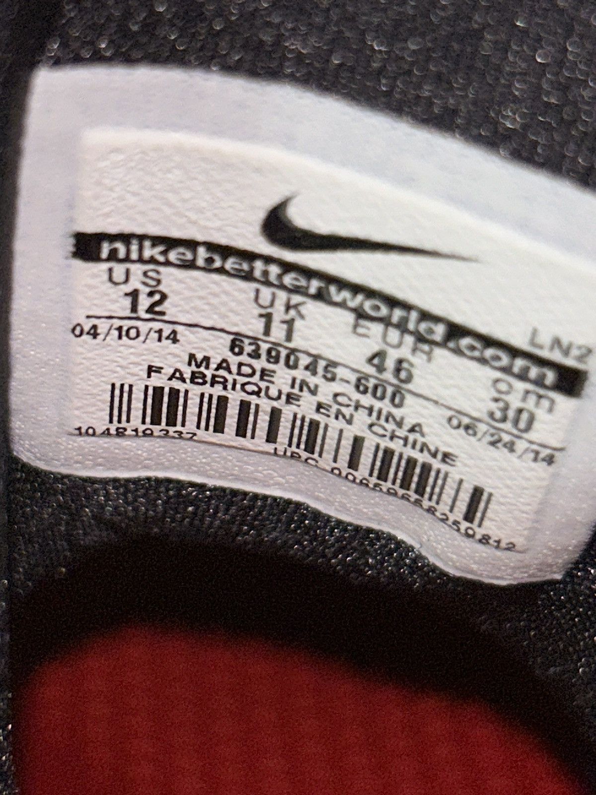 Nike Nike Kobe 9 Elite Low University Red 639045-600 size 12 VNDS Size US 12 / EU 45 - 11 Thumbnail
