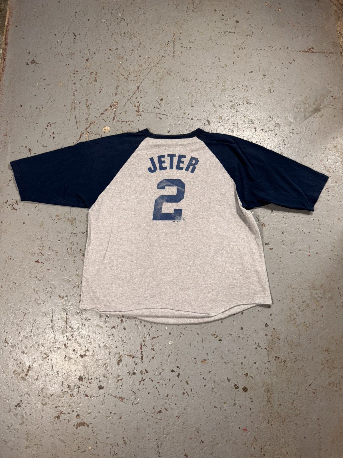 New York Yankees Insane Two tone New York Yankees Faded Jeter Jersey Tee Size US XXL / EU 58 / 5 - 3 Thumbnail