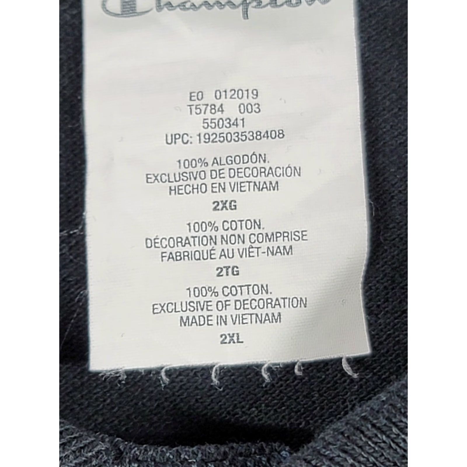 Champion Champion Polo Shirt 2XL Black Mens Short Sleeve Adult Polo Shirt Black Champion Logo 2XL Mens Button-Front Shirt Polo Size US XXL / EU 58 / 5 - 6 Thumbnail