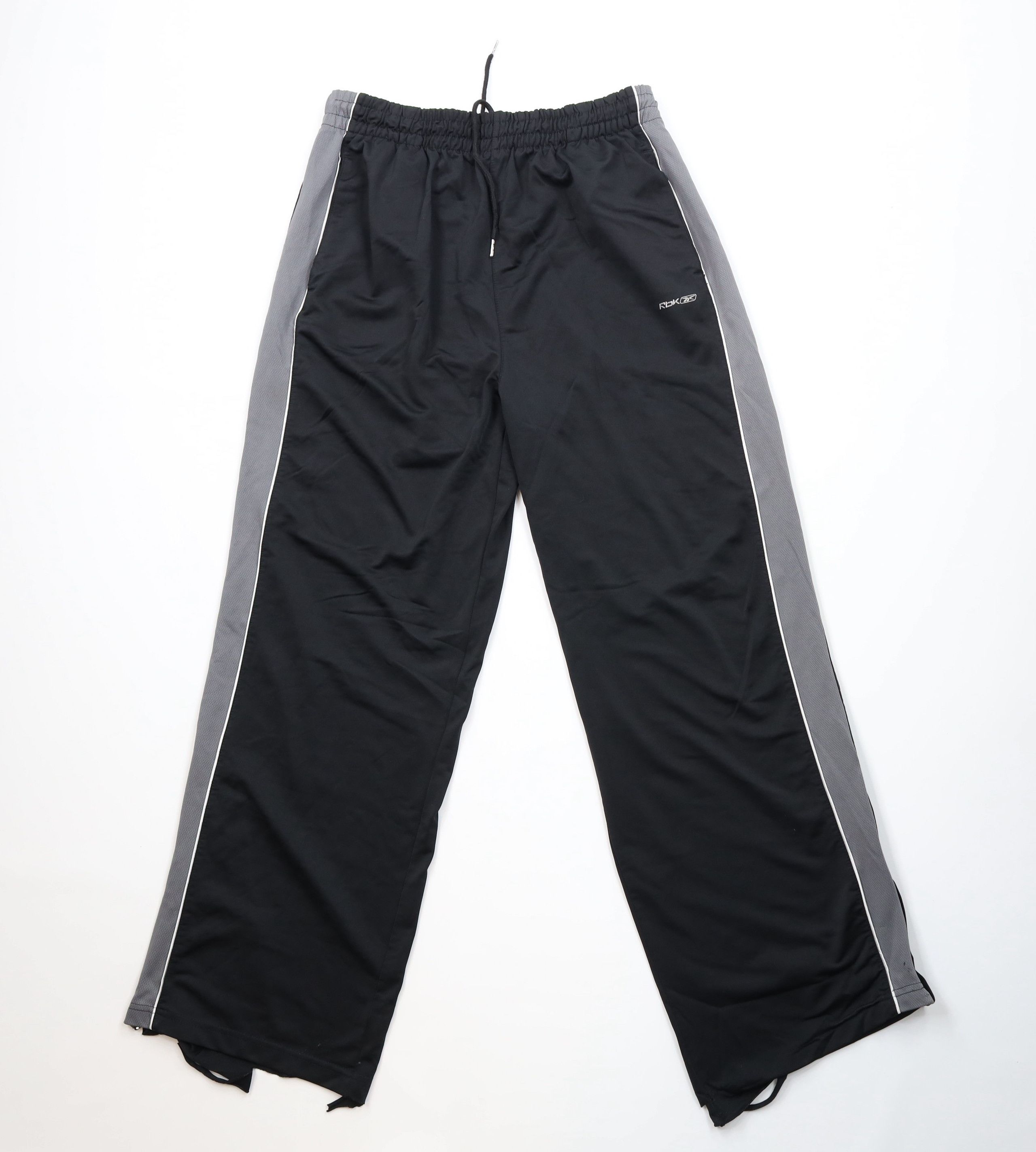 Reebok Vintage Reebok Spell Out Wide Leg Sweatpants Pants Black Size US 36 / EU 52 - 1 Thumbnail