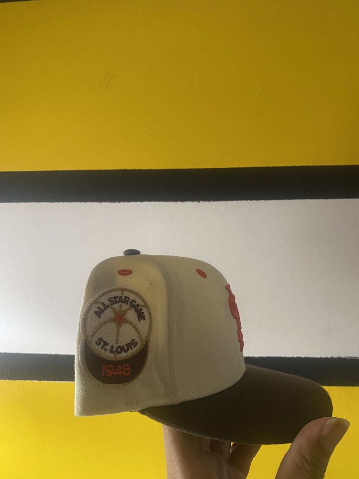 New Era St Louis Cardinals Fitted Off White/Brown Size ONE SIZE - 2 Thumbnail