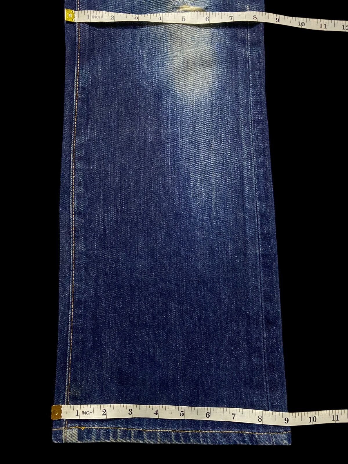 Levi's Levis 527 Y2K Blue Wash Distressed Bootcut Style Jeans Size US 34 / EU 50 - 16 Thumbnail