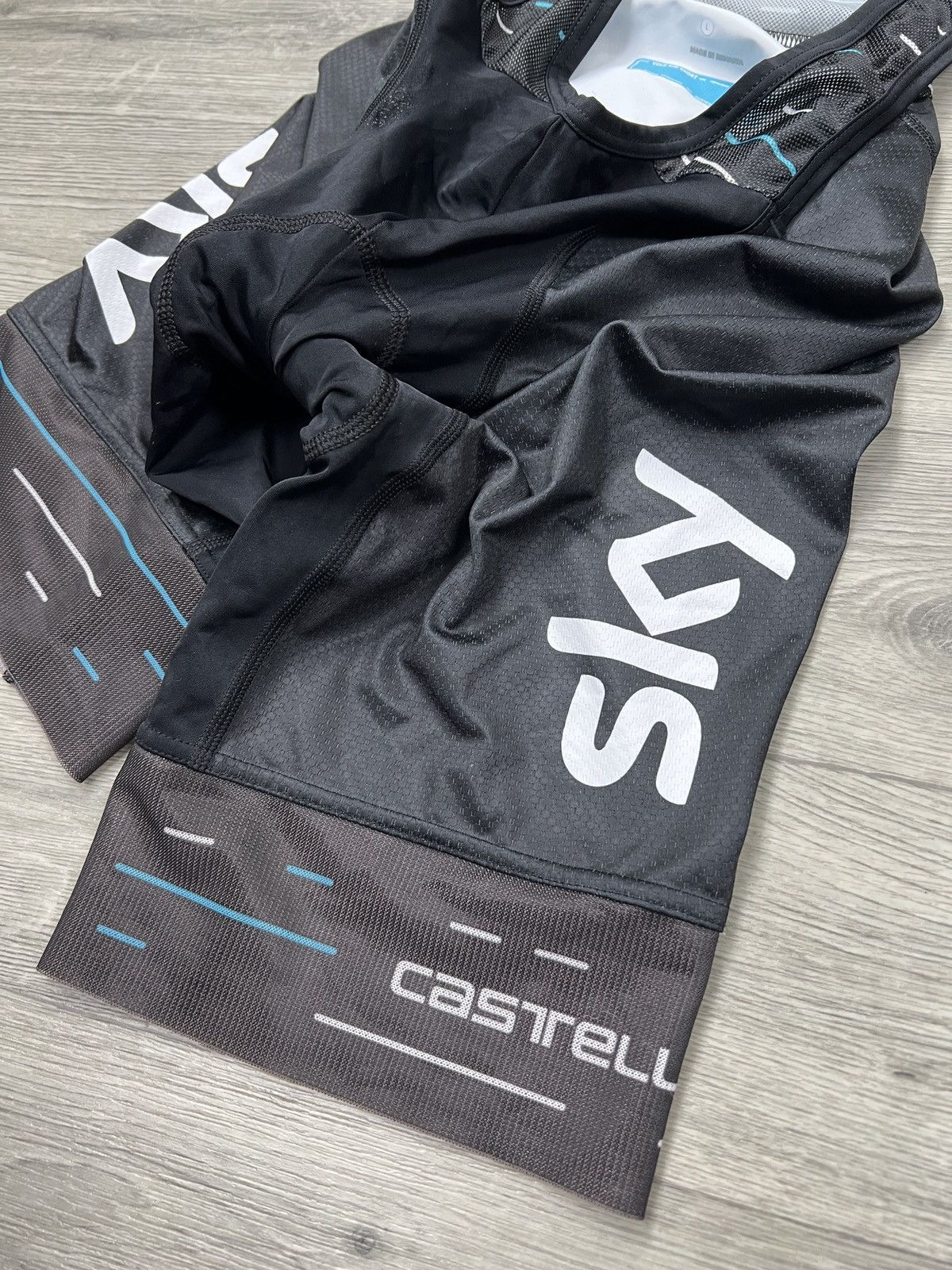 Other Castelli Volo Team Sky Cycling Bib Shorts Black Men’s Size L Size US 34 / EU 50 - 3 Thumbnail