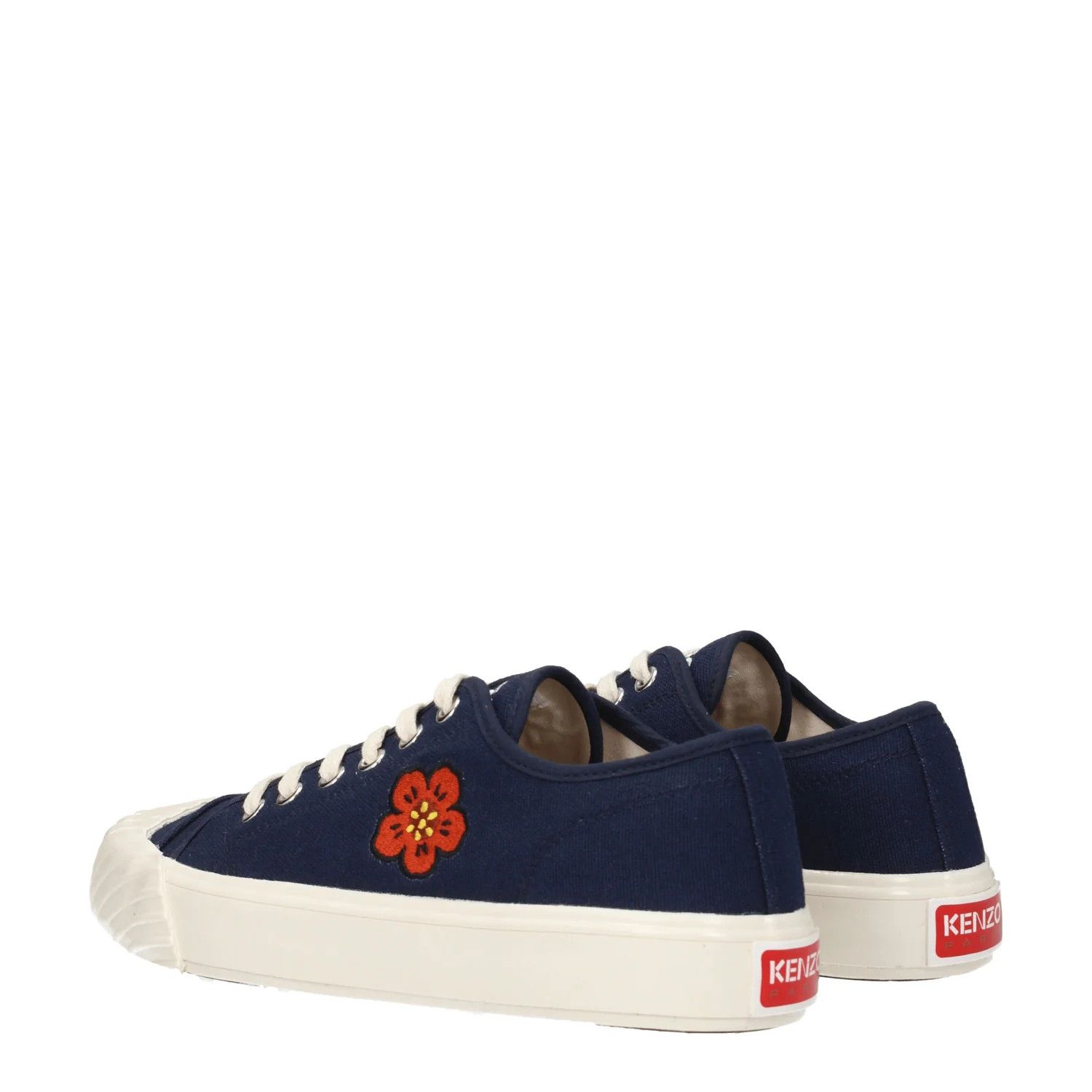 Kenzo ob1o1e1124 Fabric Sneakers in Midnight Blue Size US 8 / IT 38 - 4 Thumbnail
