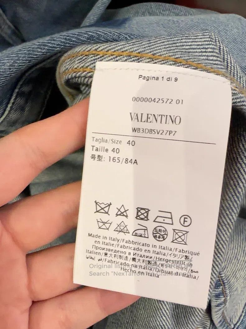 Valentino Valentino Denim jacket Size S / US 4 / IT 40 - 3 Thumbnail
