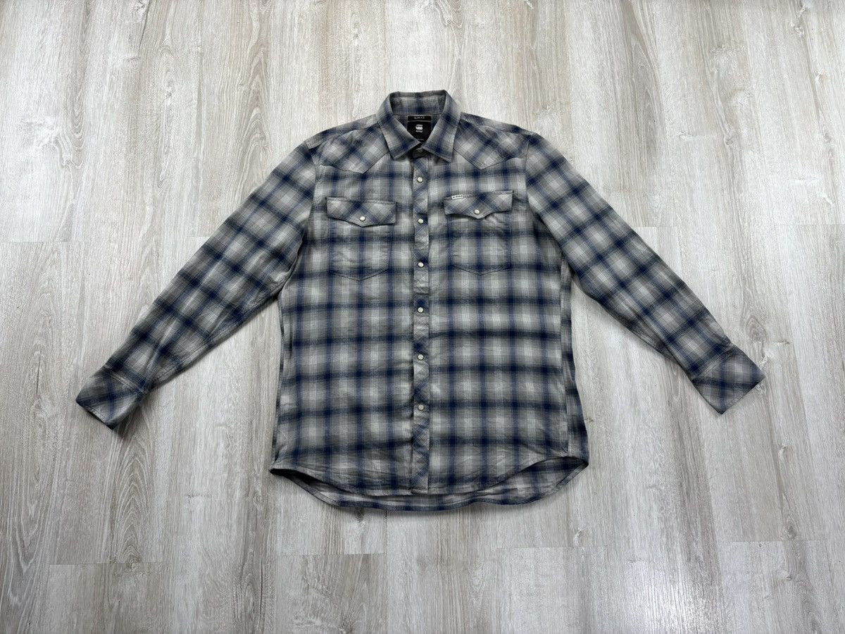 G-Star Mens shirt G Star Raw Size XL Color Blue Size US XL / EU 56 / 4 - 1 Thumbnail
