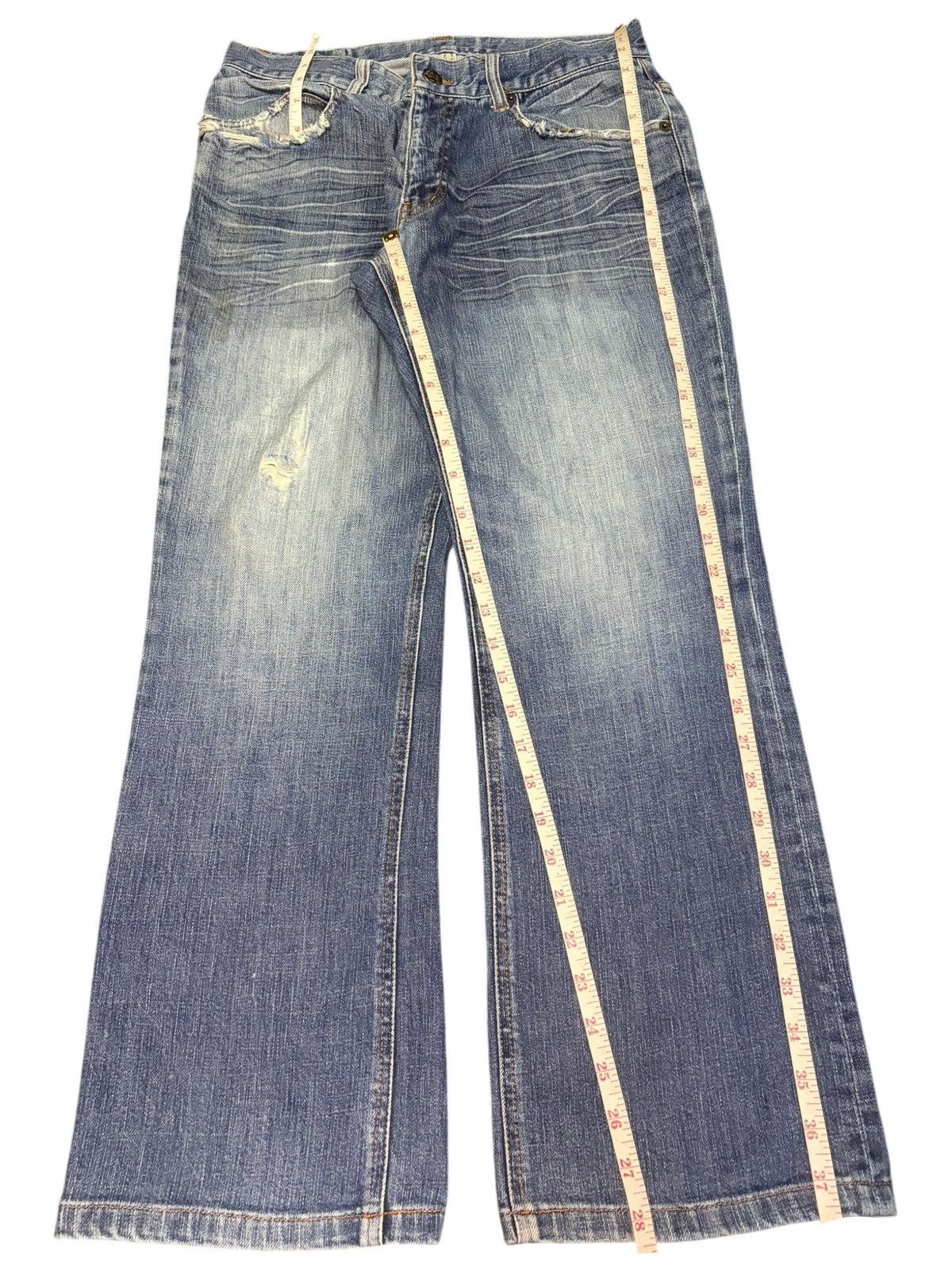 Nicole Club Vintage Seduction de Nicole Distressed Bootcut Jeans Size 29" - 7 Thumbnail