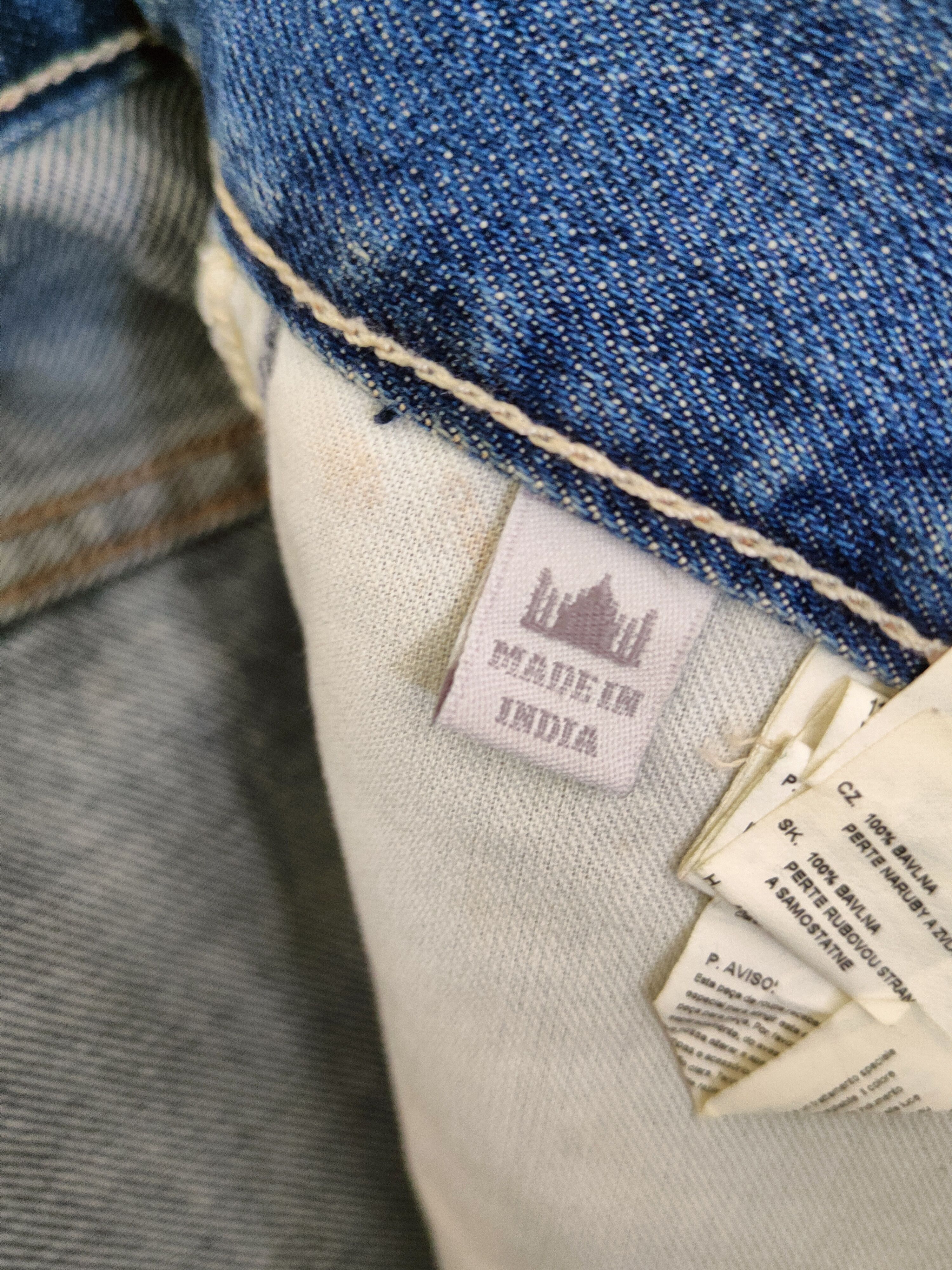 G-Star DL G-star Raw Blue Distressed Ripped Jeans #46-963 Size US 31 - 19 Thumbnail