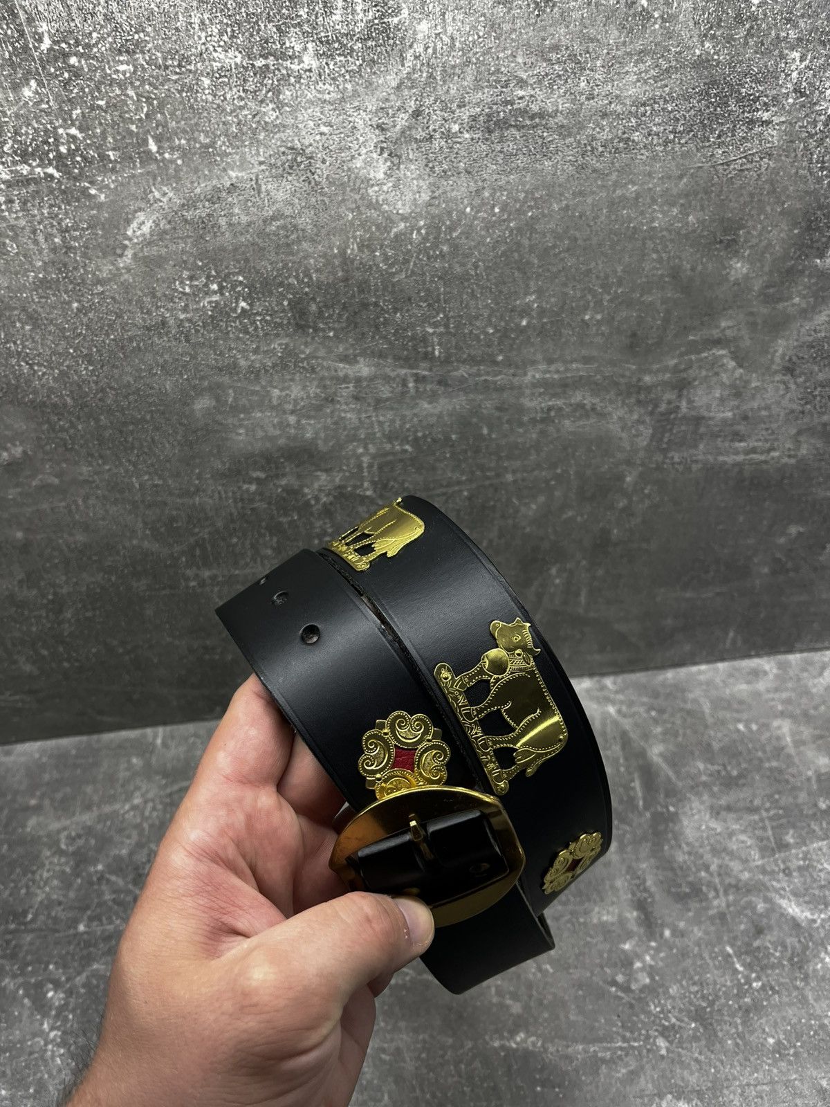 Other Vintage 90's Etro Metal Cow Belt Size ONE SIZE - 2 Thumbnail
