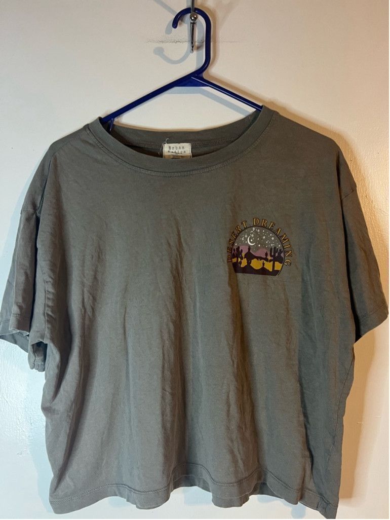 Other Women's Urban Nation T-shirt XL Green Desert Graphic Tee Size XL / US 12-14 / IT 48-50 - 1 Thumbnail