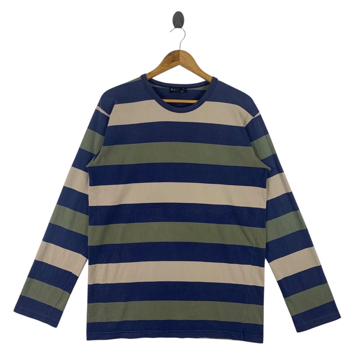 Designer × agnes b. AGNES B Paris Long sleeve stripe tee Size US M / EU 48-50 / 2 - 1 Thumbnail