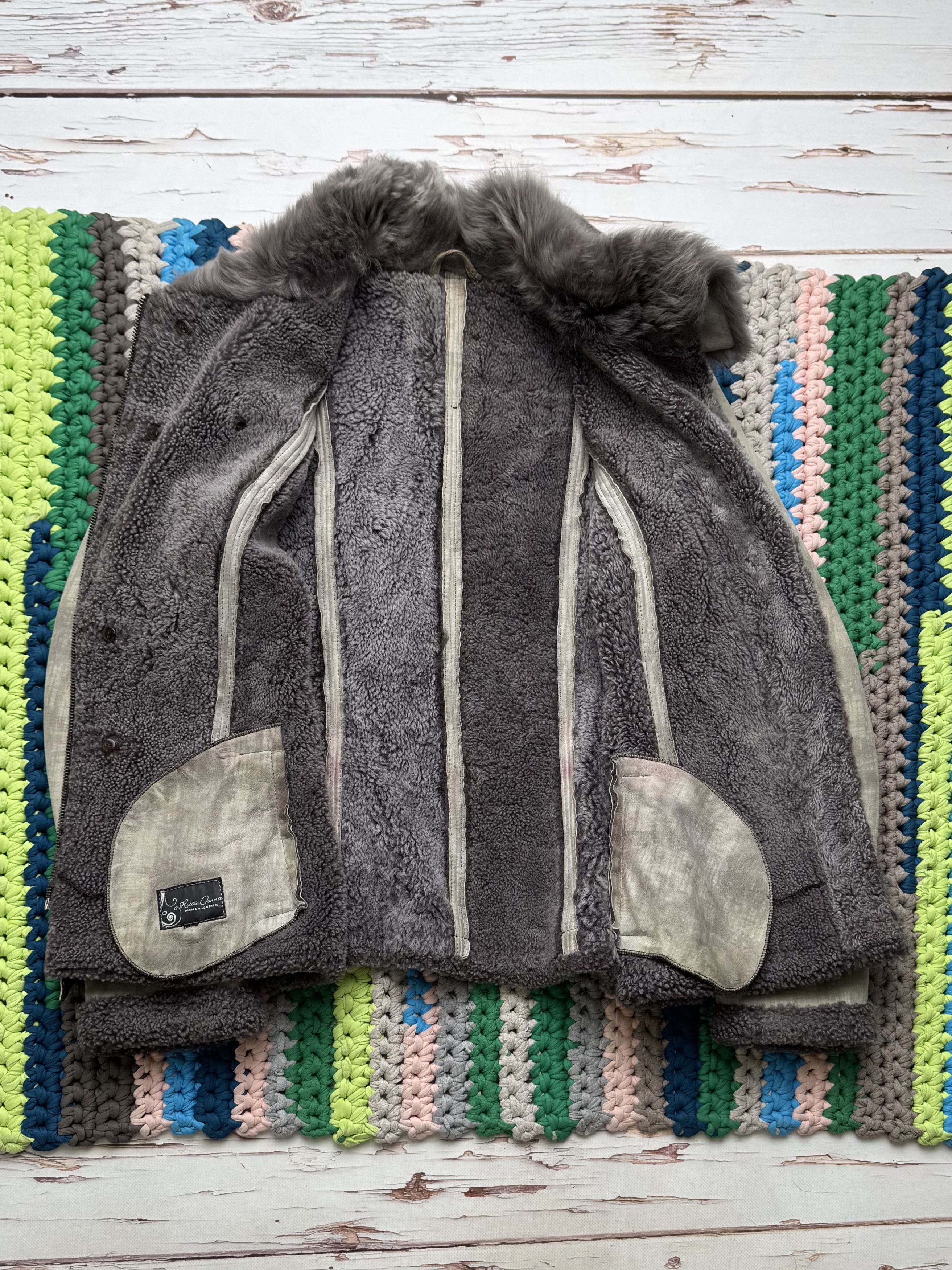 Japanese Brand Vintage Real Sheepskin Jacket (D10)(D15)(V1) Size M / US 6-8 / IT 42-44 - 6 Thumbnail
