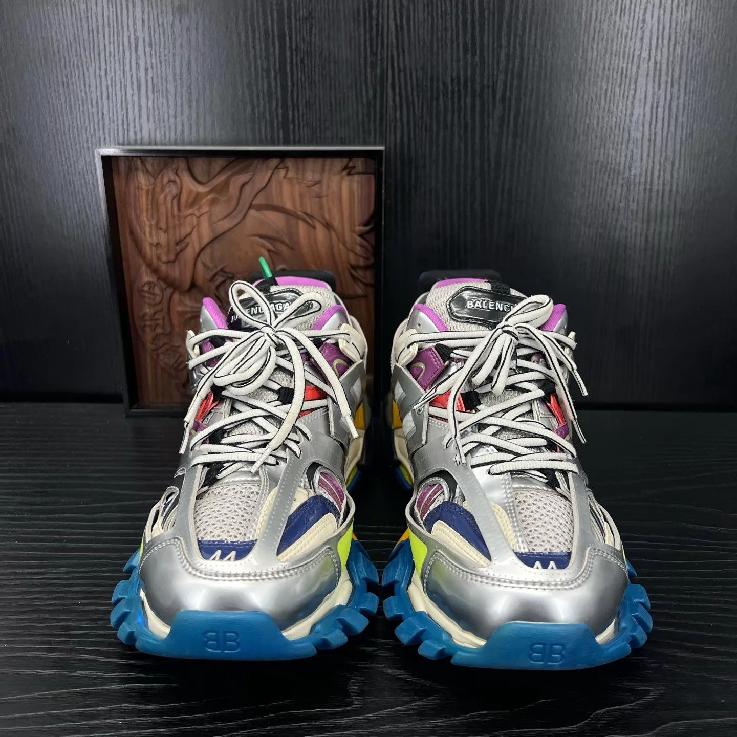 Balenciaga Balenciaga Track multicolor 44 like new Size US 11 / EU 44 - 4 Thumbnail